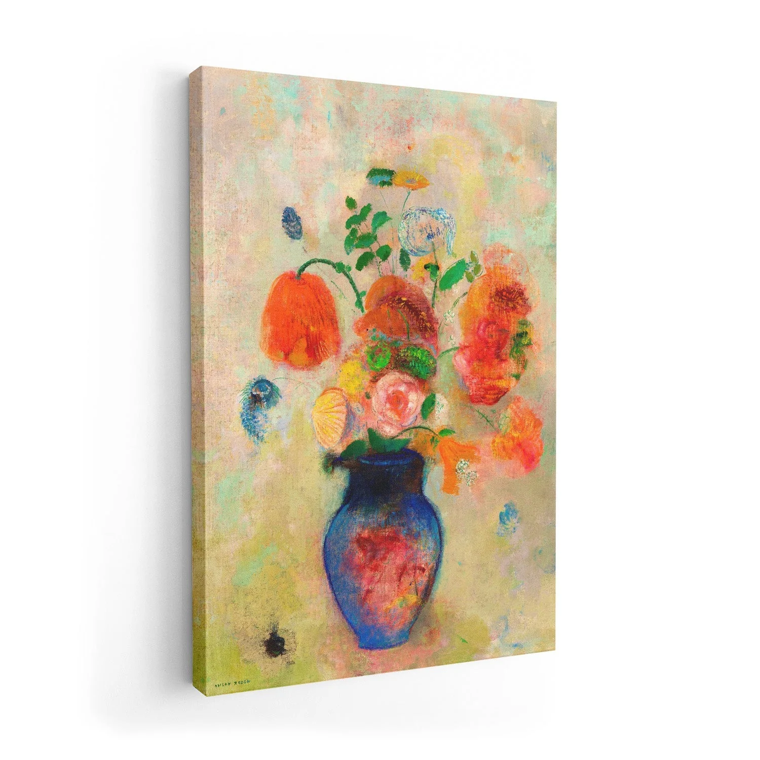 Large Vase with Flowers Painting by Odilon Redon - Image 7