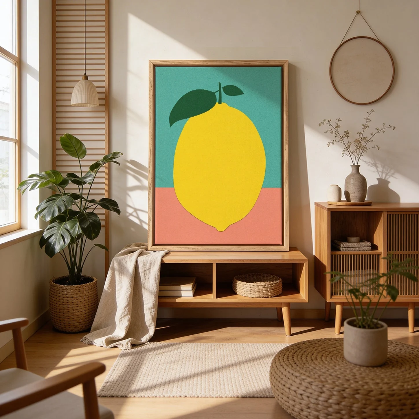 Lemon With Two Leaves by Rosi Feist - Image 4
