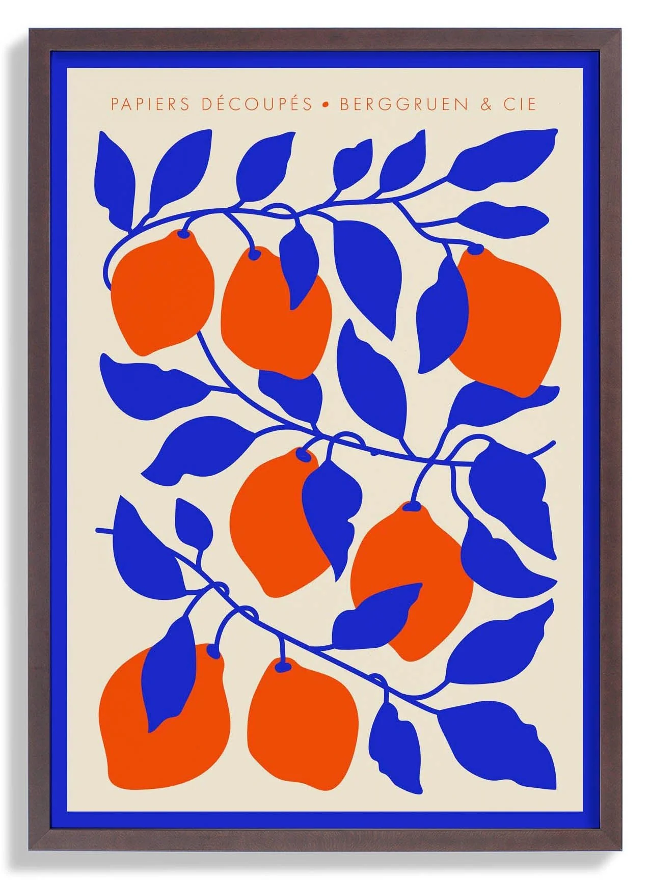 Lemons Blue Orange Papiers Découpés Art Exhibition - Image 7