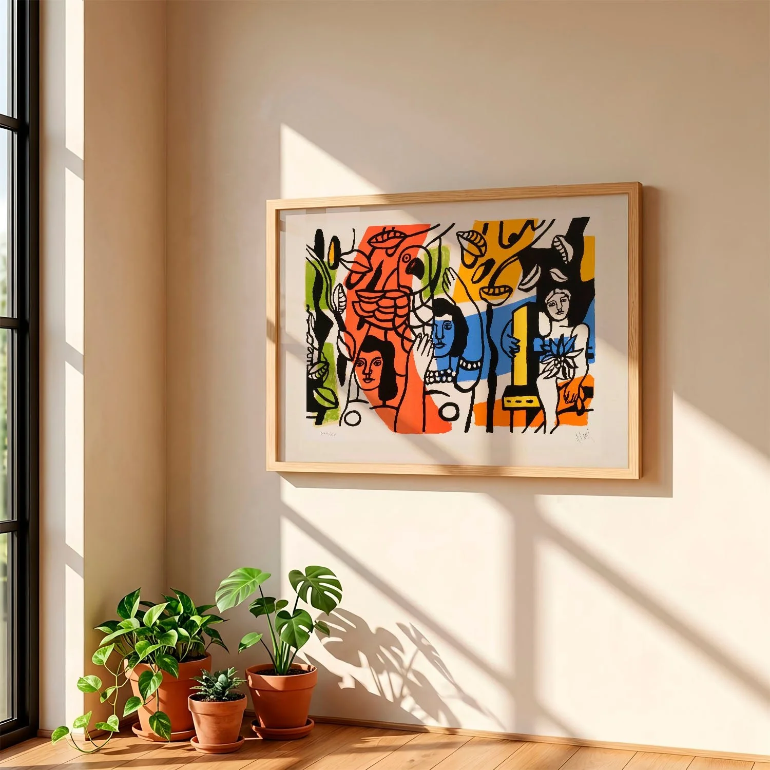 Les femmes au perroquet by Fernand Léger - Image 3