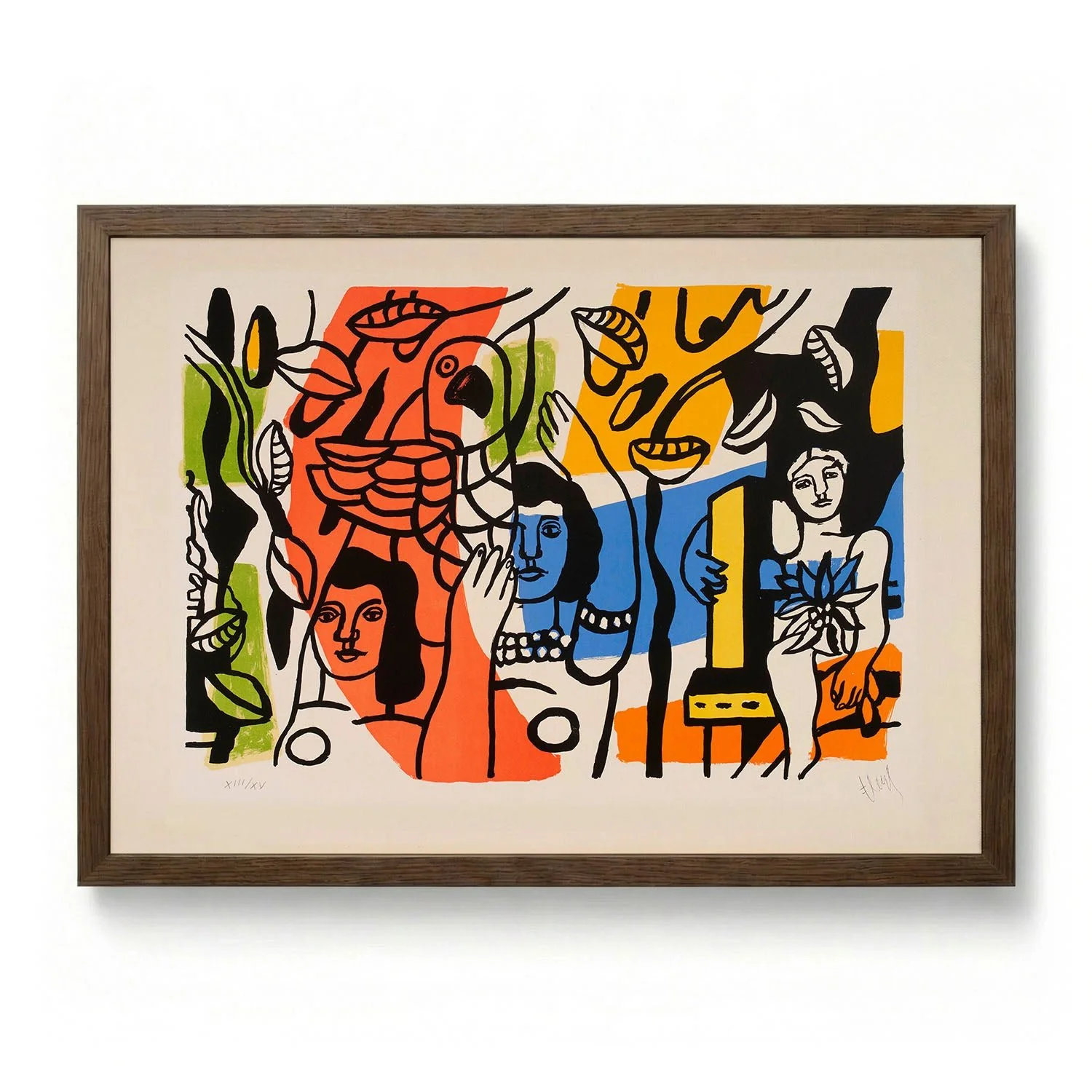Les femmes au perroquet by Fernand Léger - Image 5