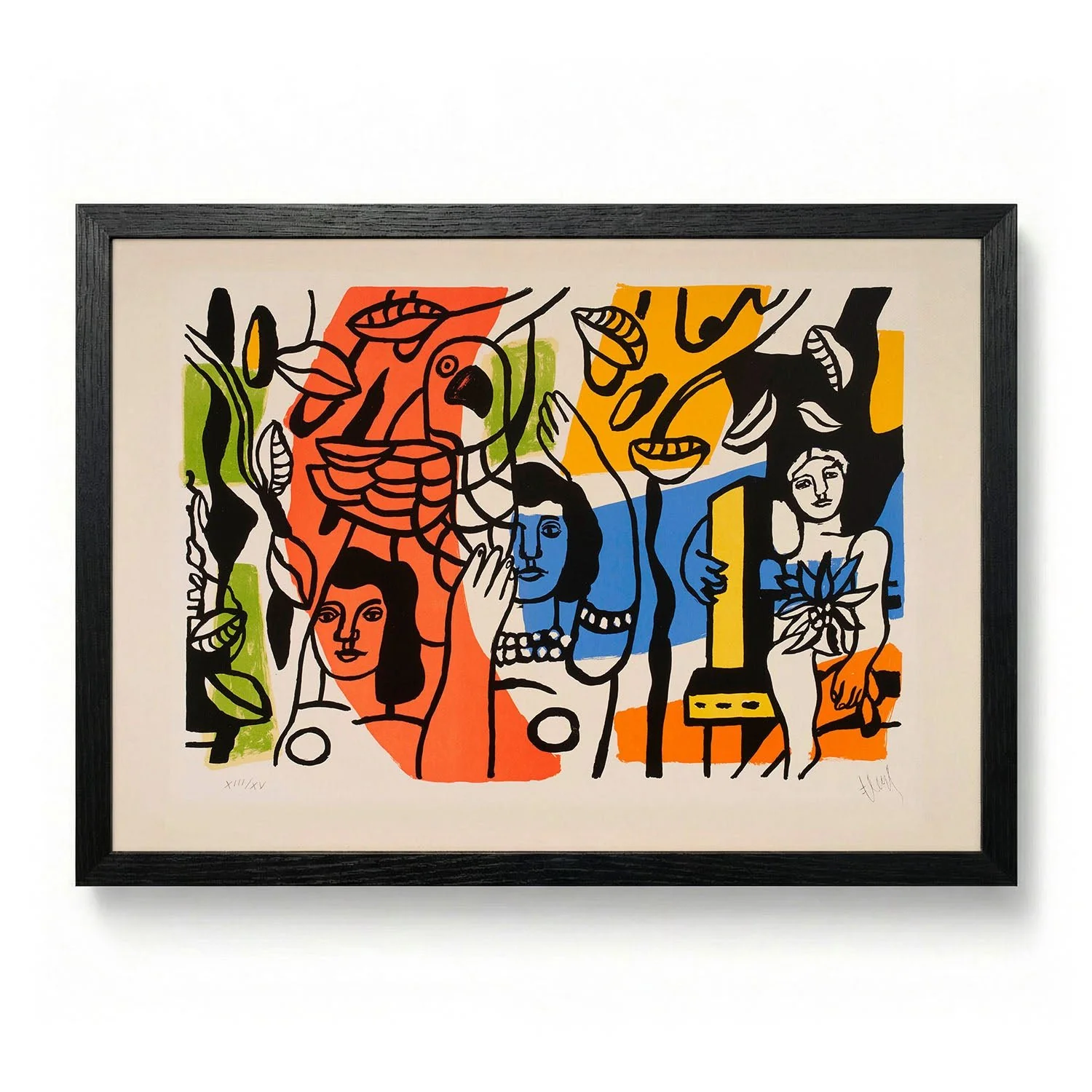 Les femmes au perroquet by Fernand Léger - Image 6
