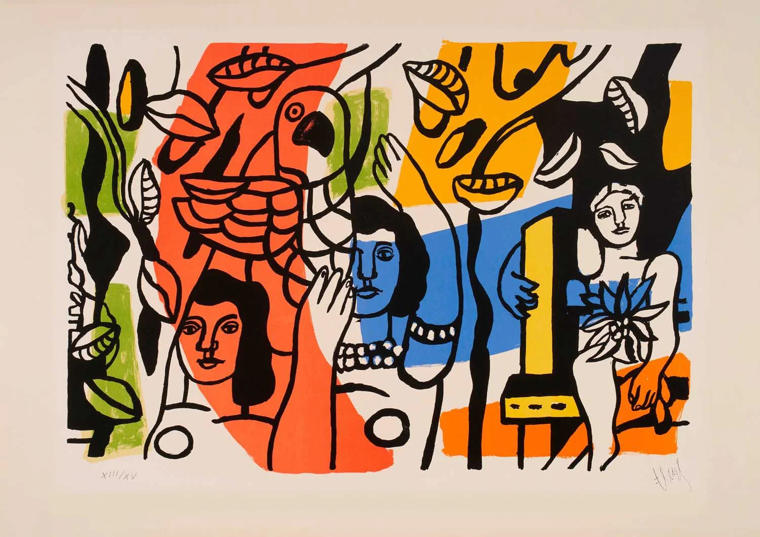 Les femmes au perroquet by Fernand Léger - Image 7