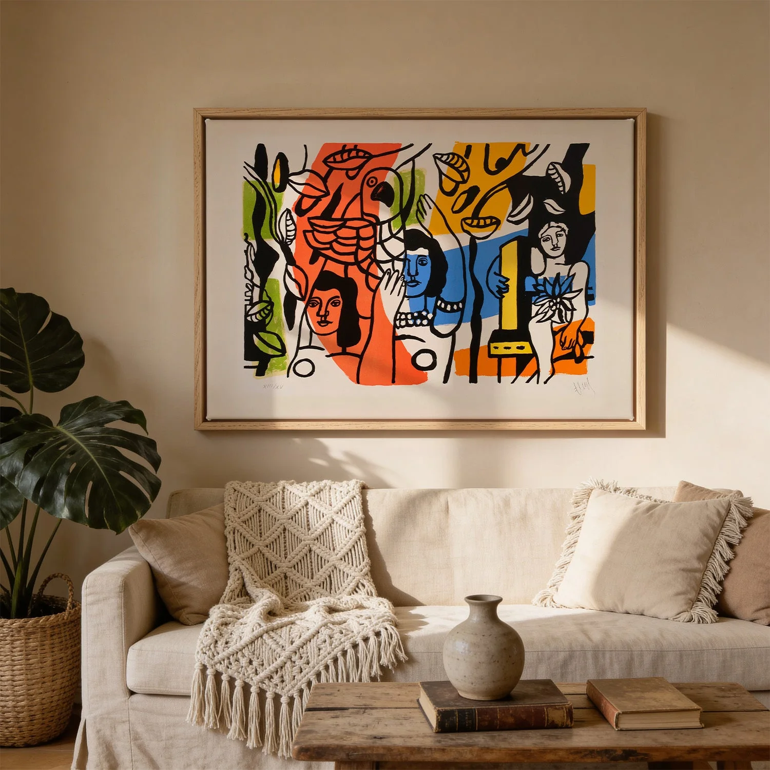 Les femmes au perroquet by Fernand Léger - Image 3