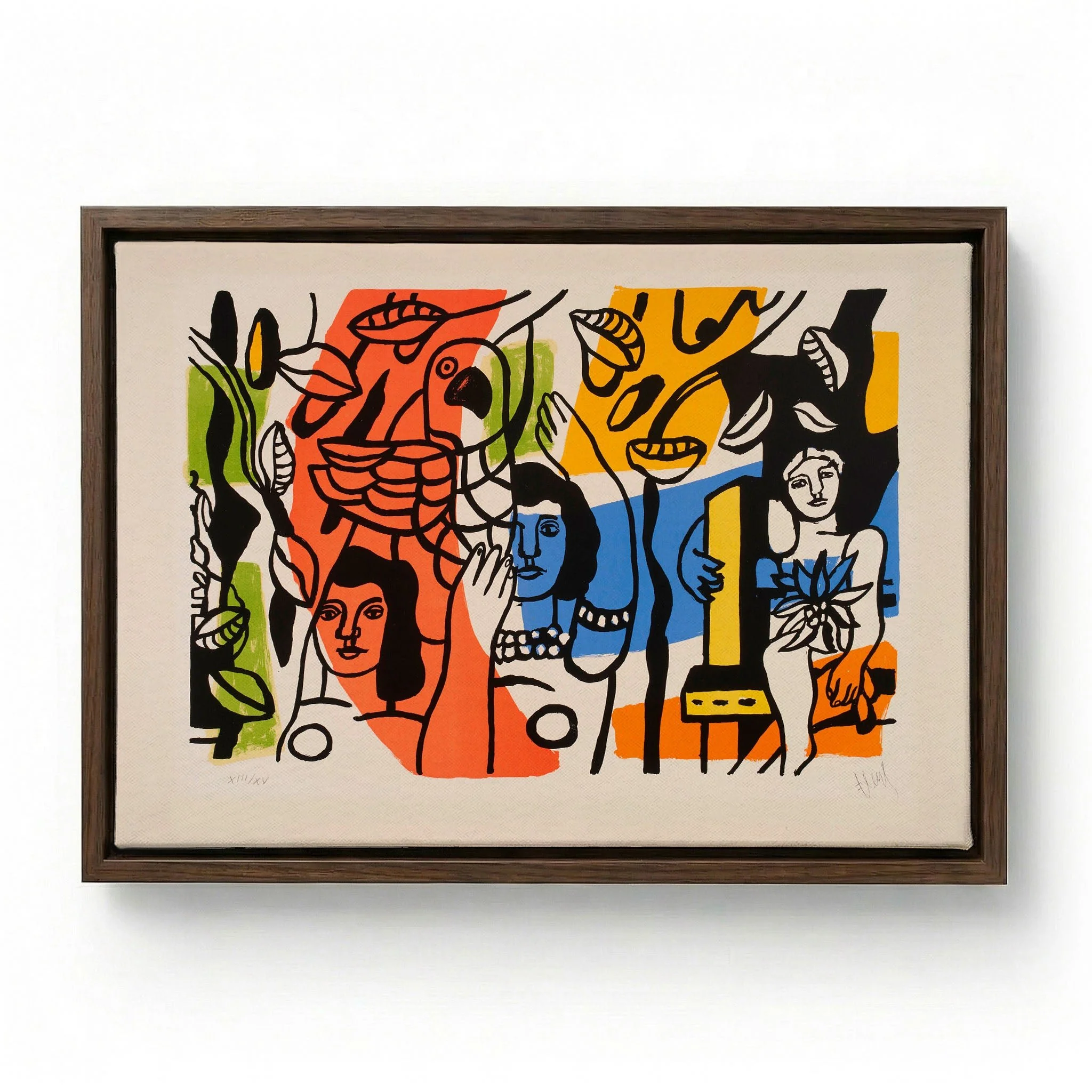 Les femmes au perroquet by Fernand Léger - Image 5