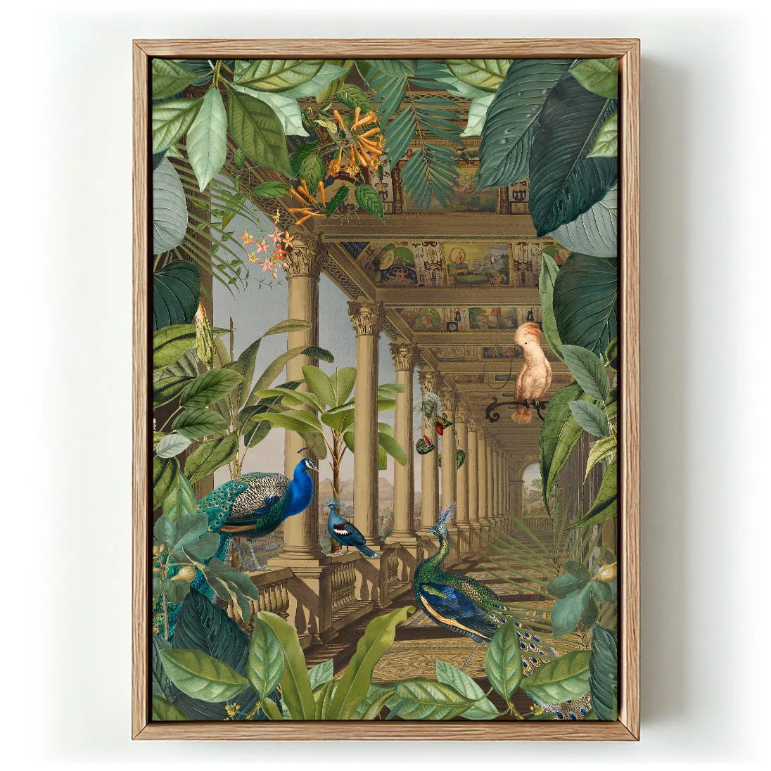 Lost Jungle Place With Peacocks 2 by Andrea Haase