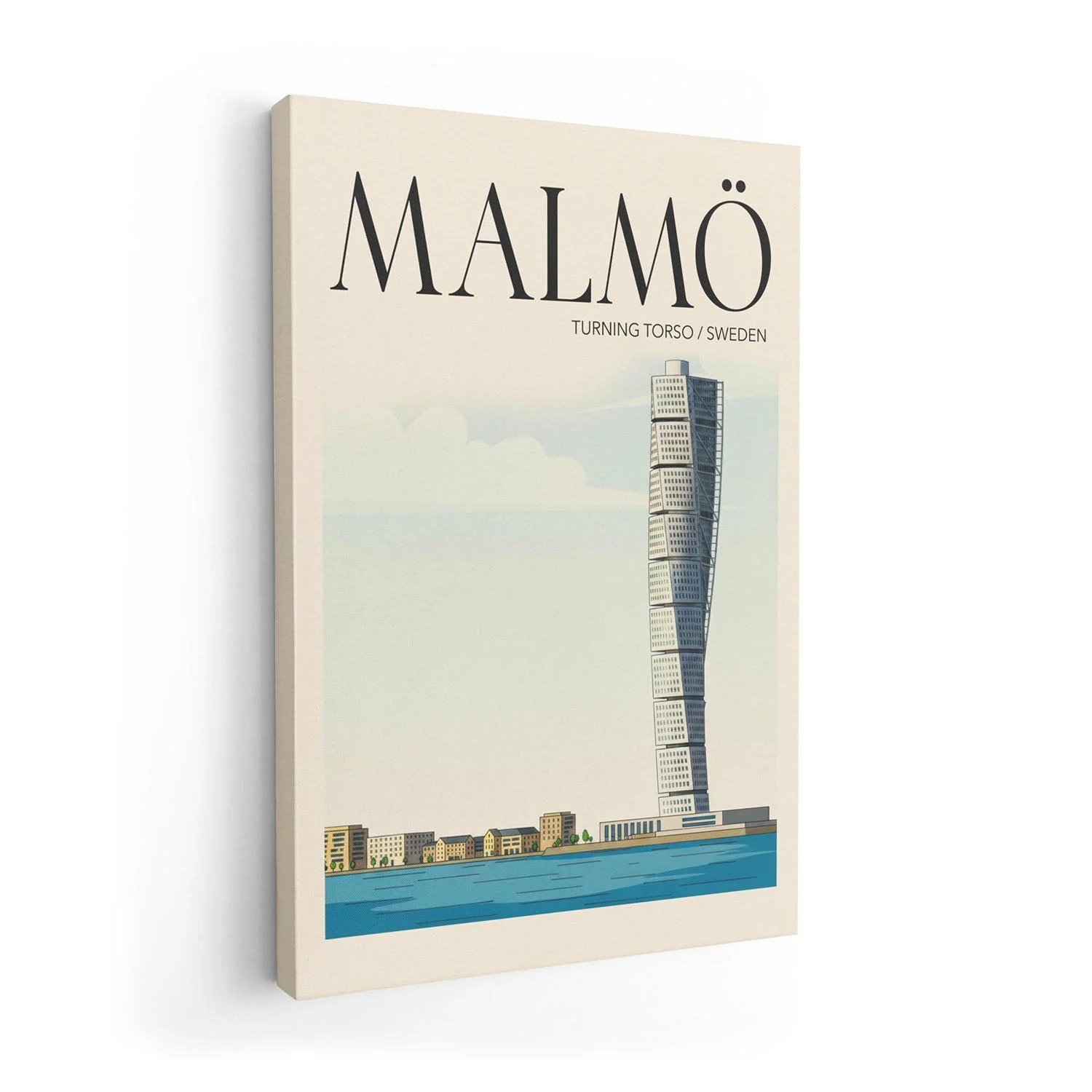 Malmö Travel Poster by Andreas Magnusson - Image 7
