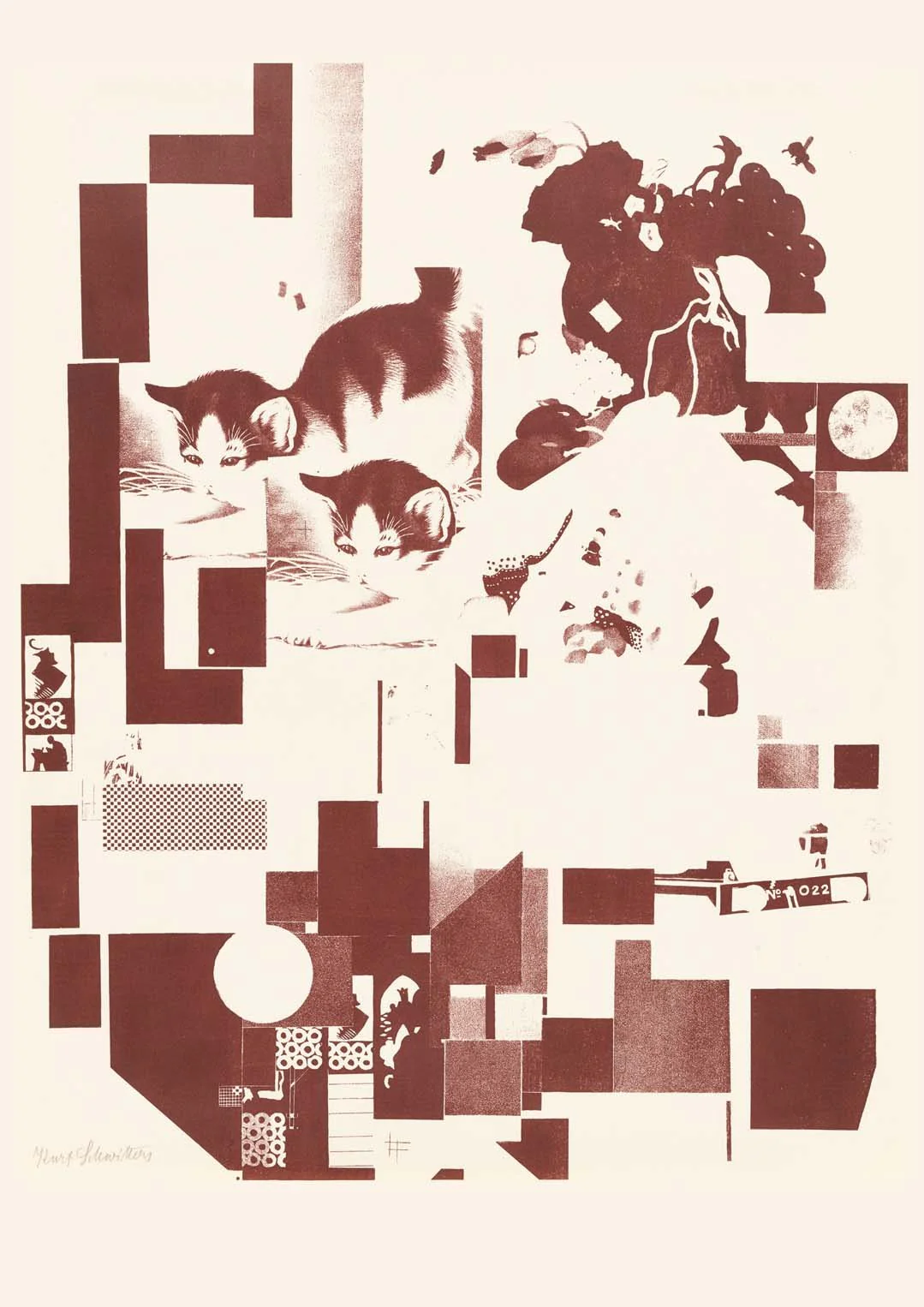 Merz 3 Kurt Schwitters 6 Lithos Pl6 by Kurt Schwitters - Image 8