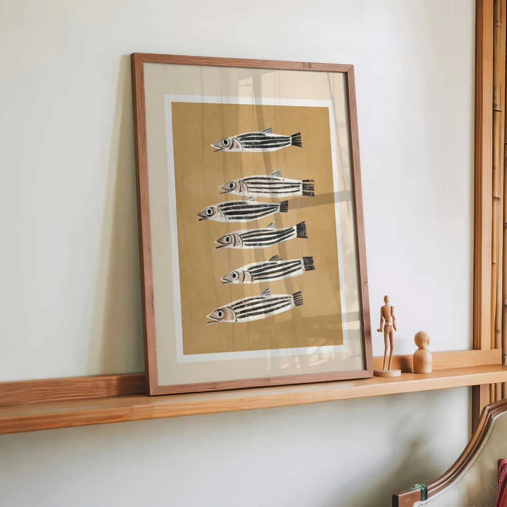 Minimal Fish Study by City Art - Image 2