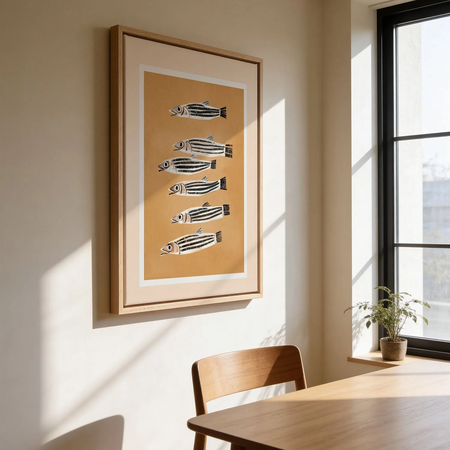 Minimal Fish Study by City Art - Image 3