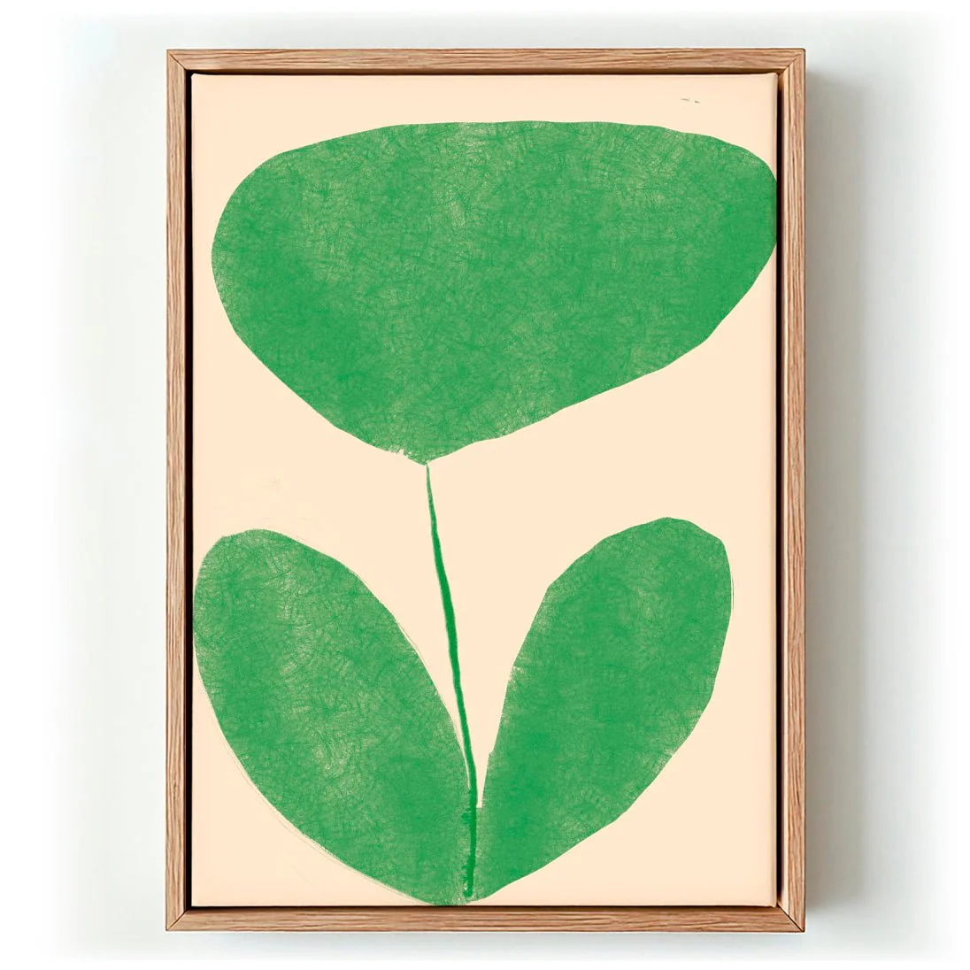 Minimal Green Blossom by Treechild