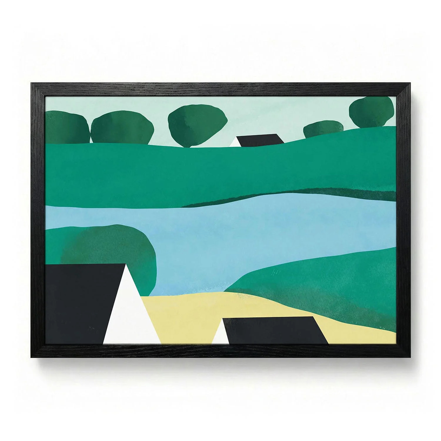 Minimalist River Landscape by Little Dean - Image 5