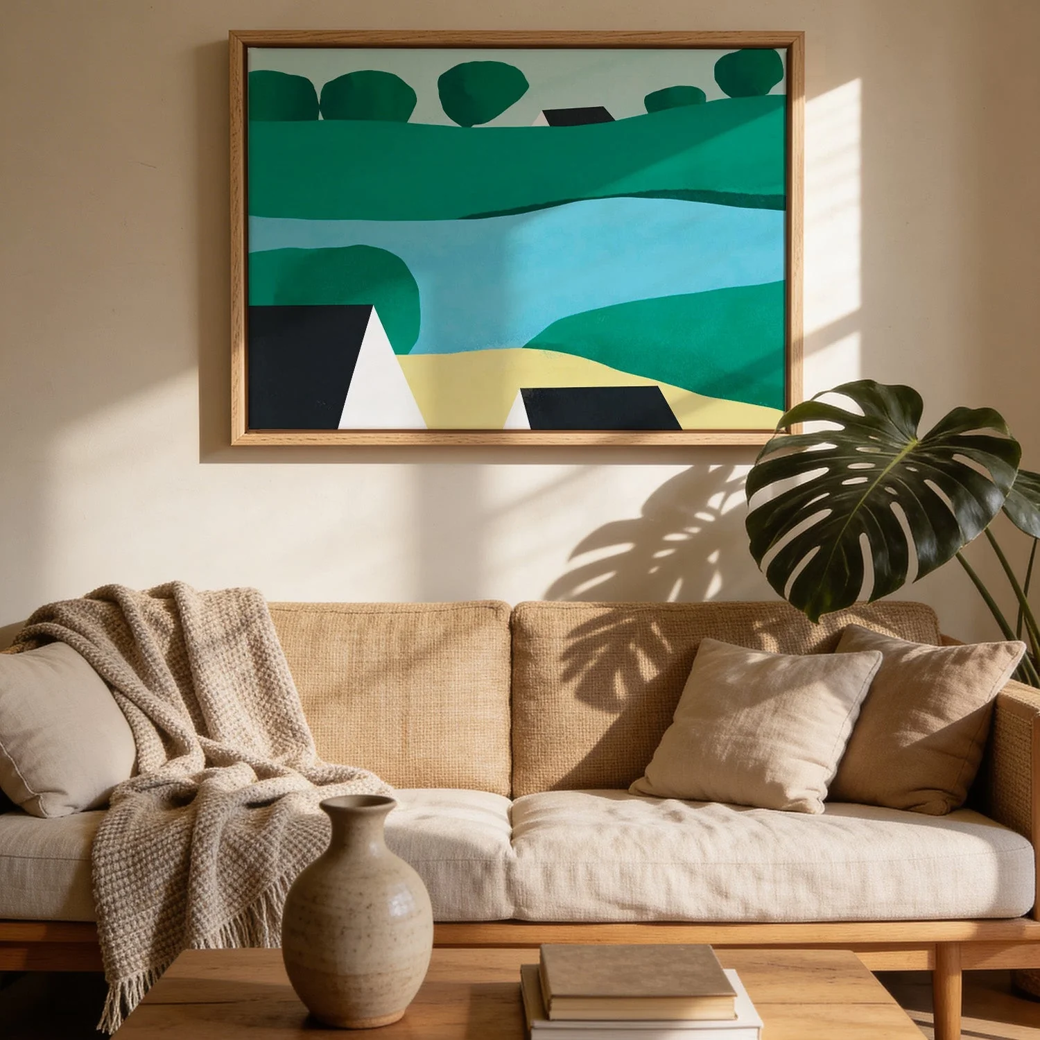 Minimalist River Landscape by Little Dean - Image 2