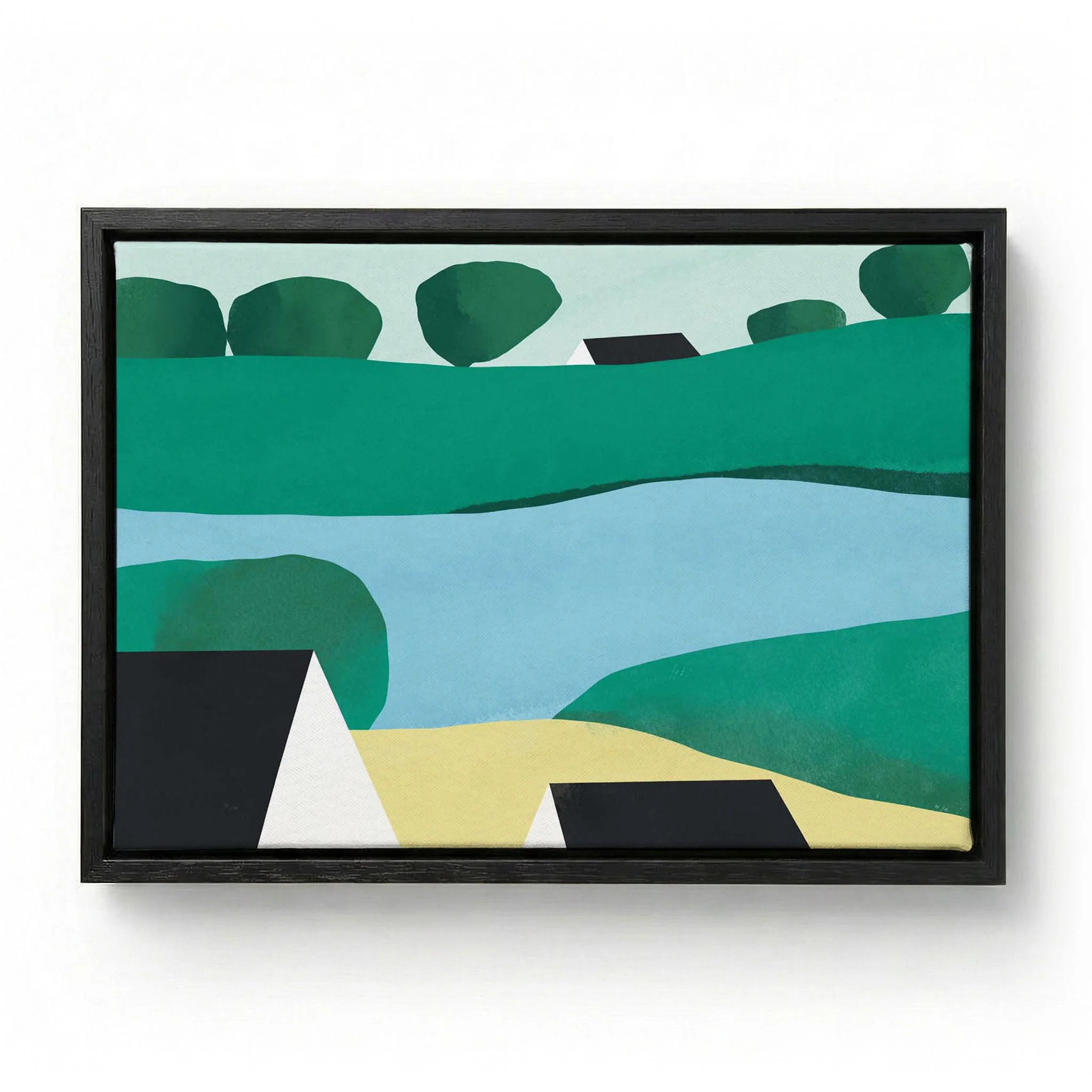 Minimalist River Landscape by Little Dean - Image 5