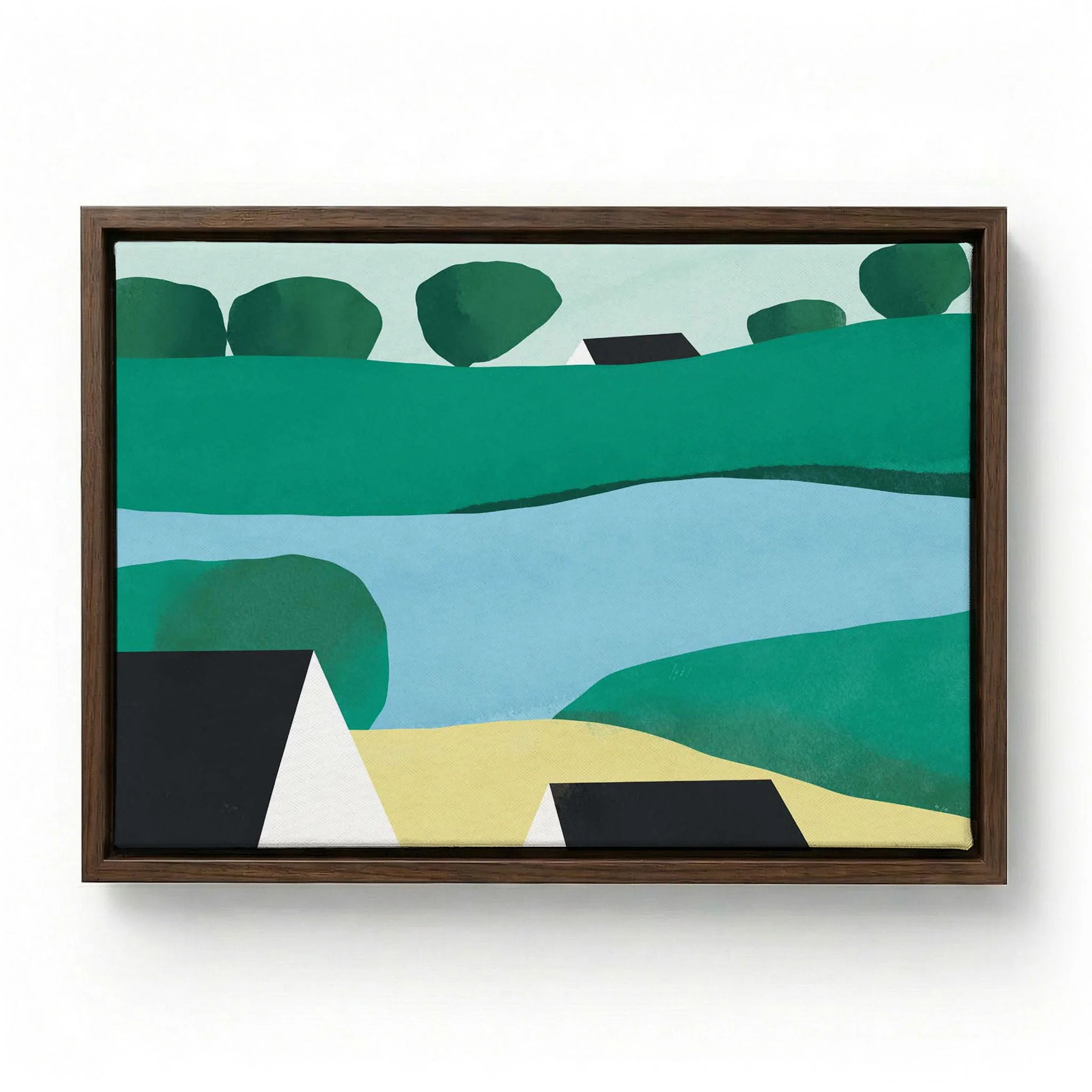Minimalist River Landscape by Little Dean - Image 6