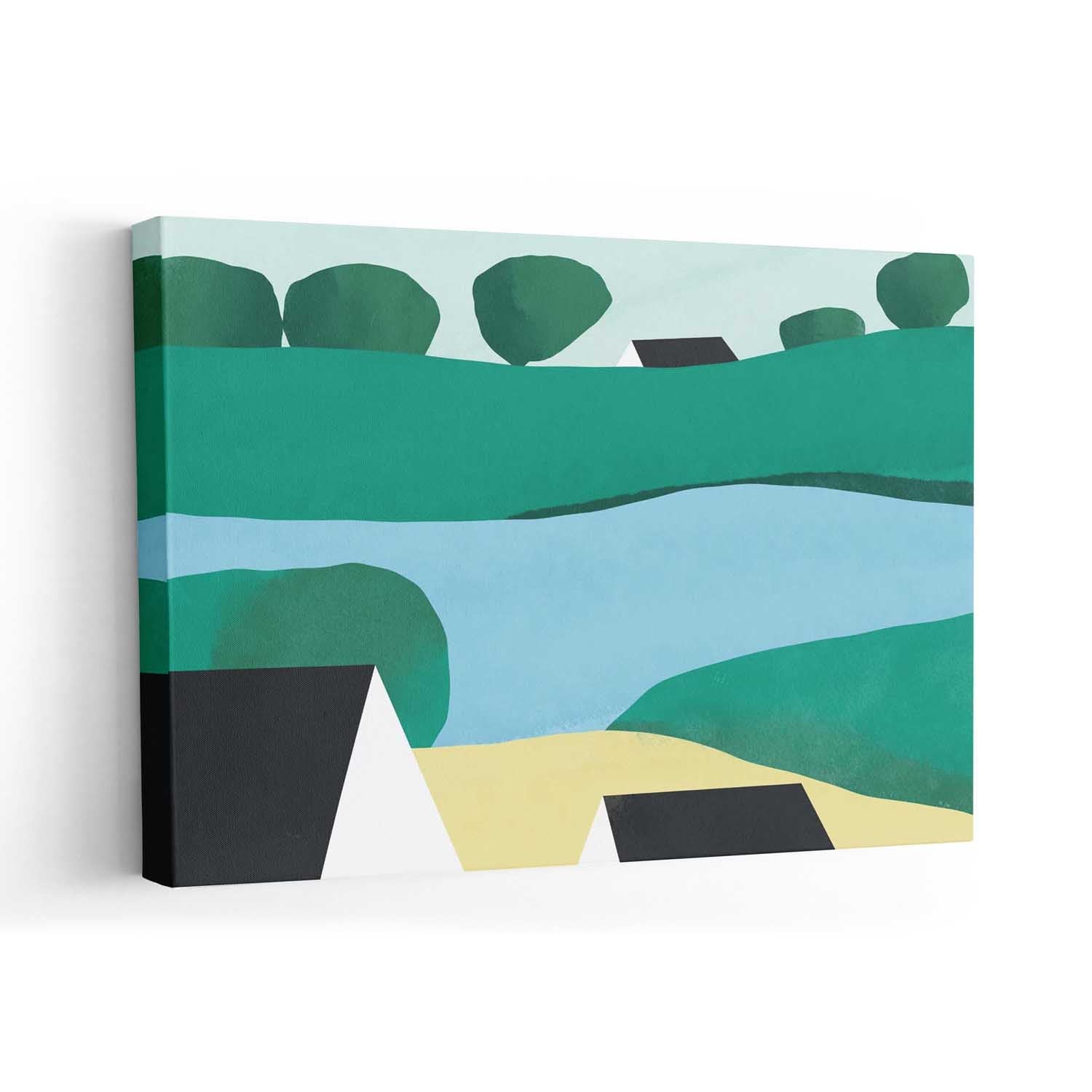 Minimalist River Landscape by Little Dean - Image 7
