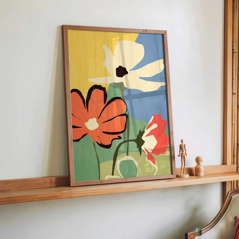 Modern Abstract Art Flowers by ThingDesign - Image 2