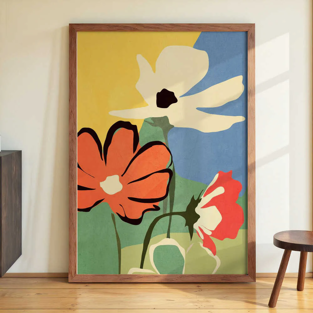 Modern Abstract Art Flowers by ThingDesign - Image 3