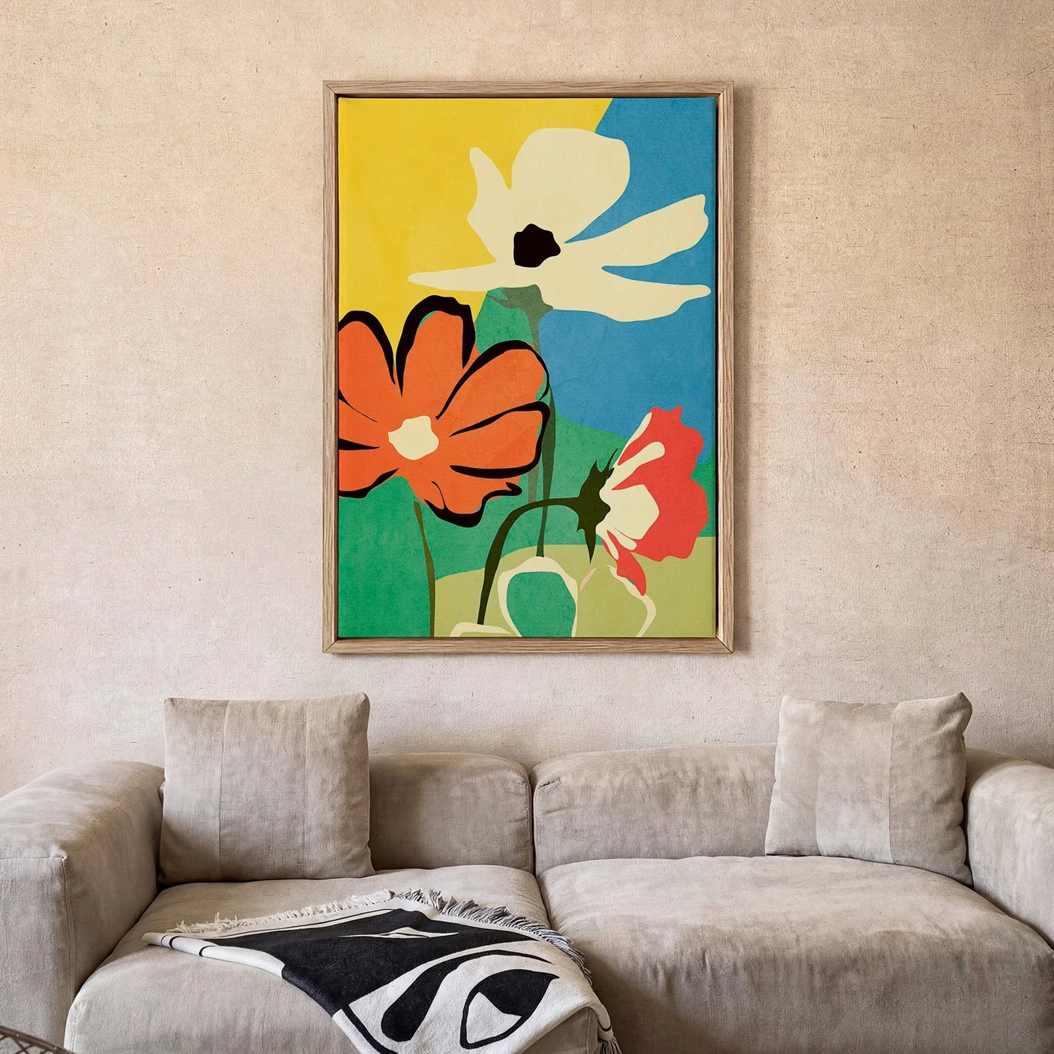 Modern Abstract Art Flowers by ThingDesign - Image 2