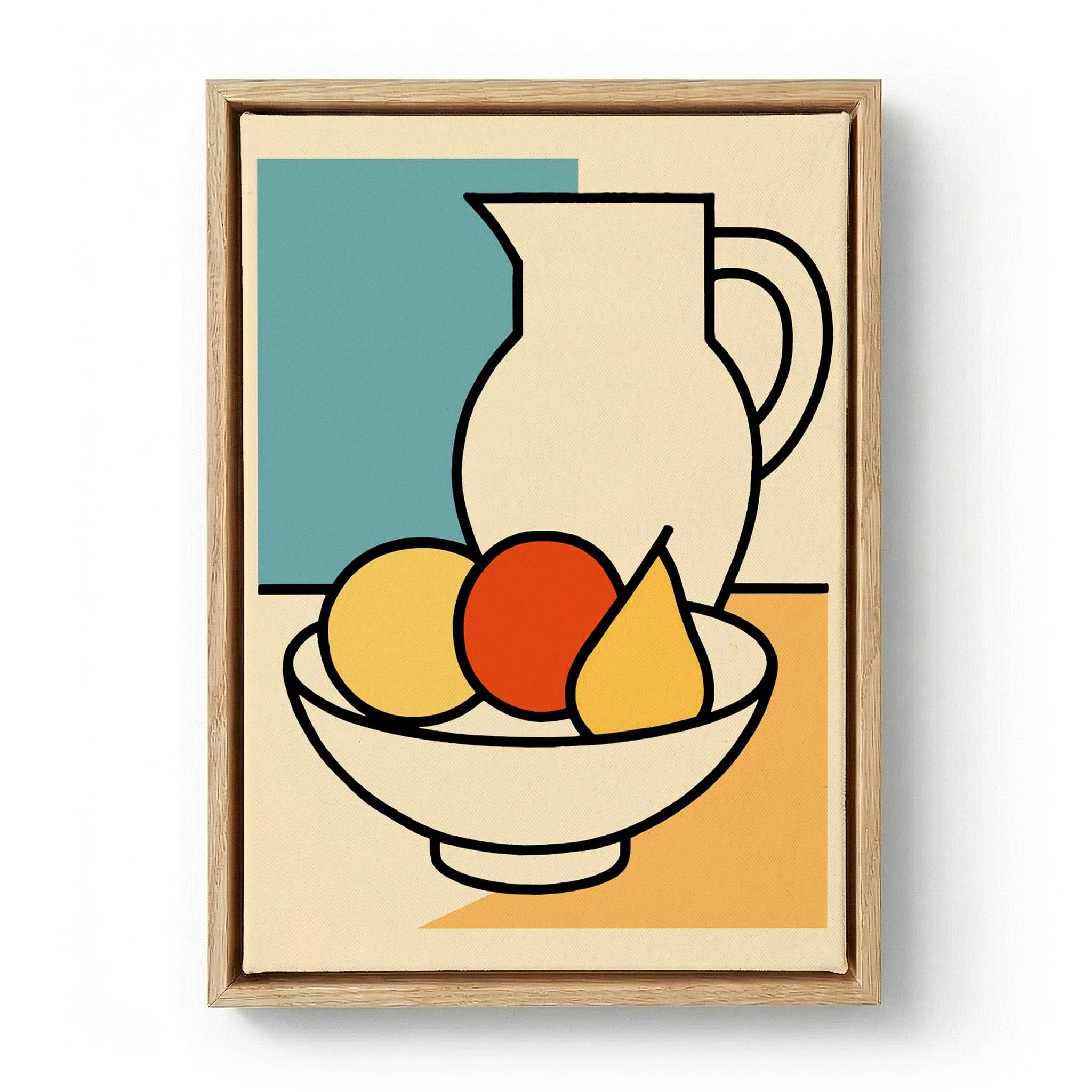 Modern Fruit Still Life by Little Dean