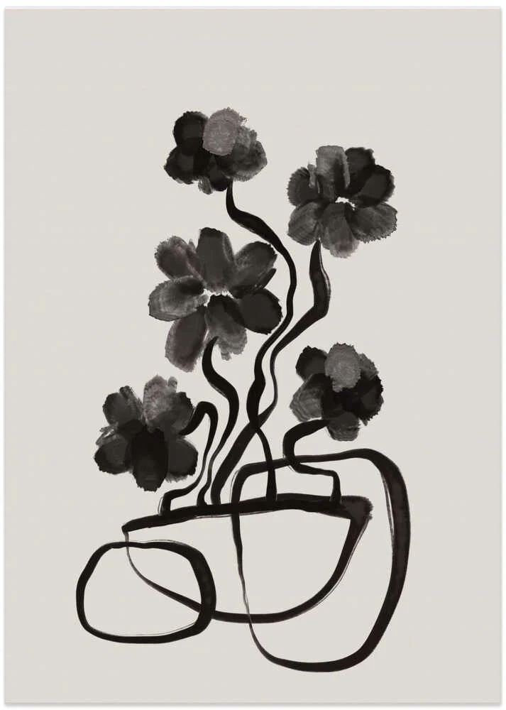Monochrome Blooms by Treechild - Image 8