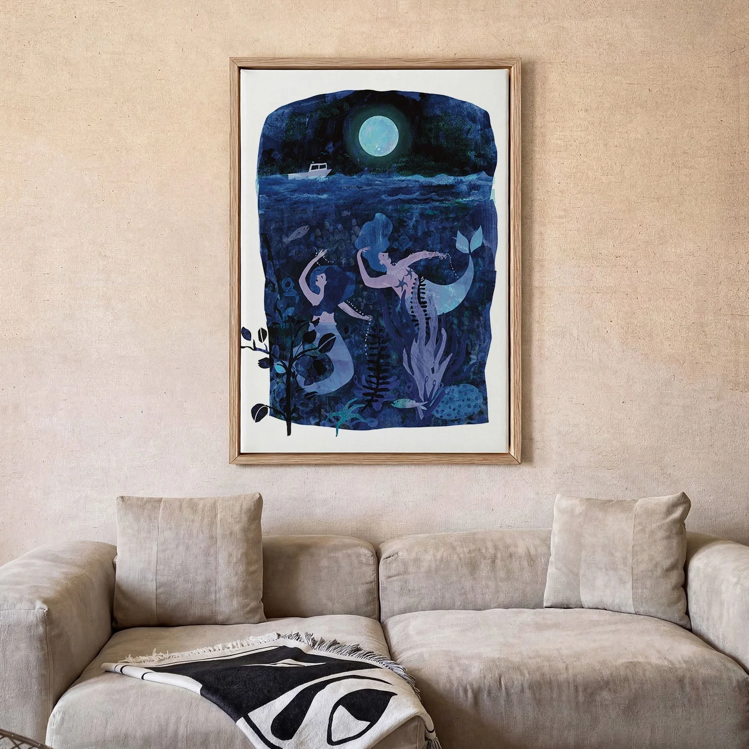 Moonlit Ocean Mermaids by Claire - Image 2