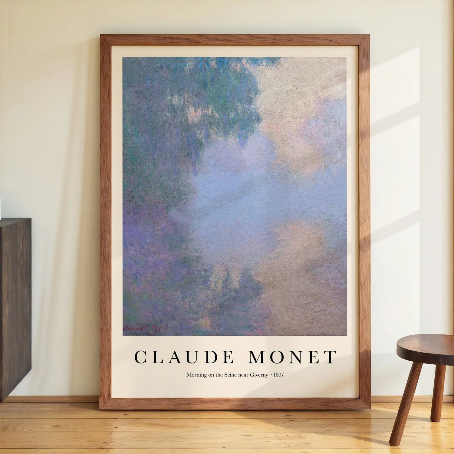 Morning on the Seine near Giverny by Claude Monet - Image 2