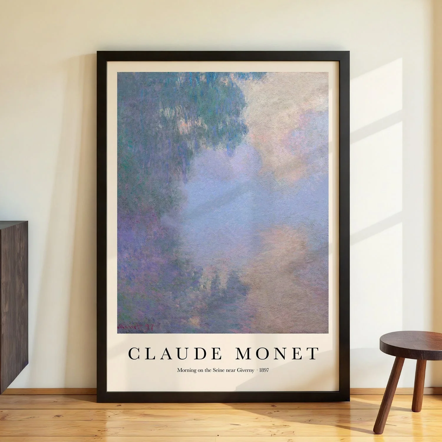 Morning on the Seine near Giverny by Claude Monet - Image 3