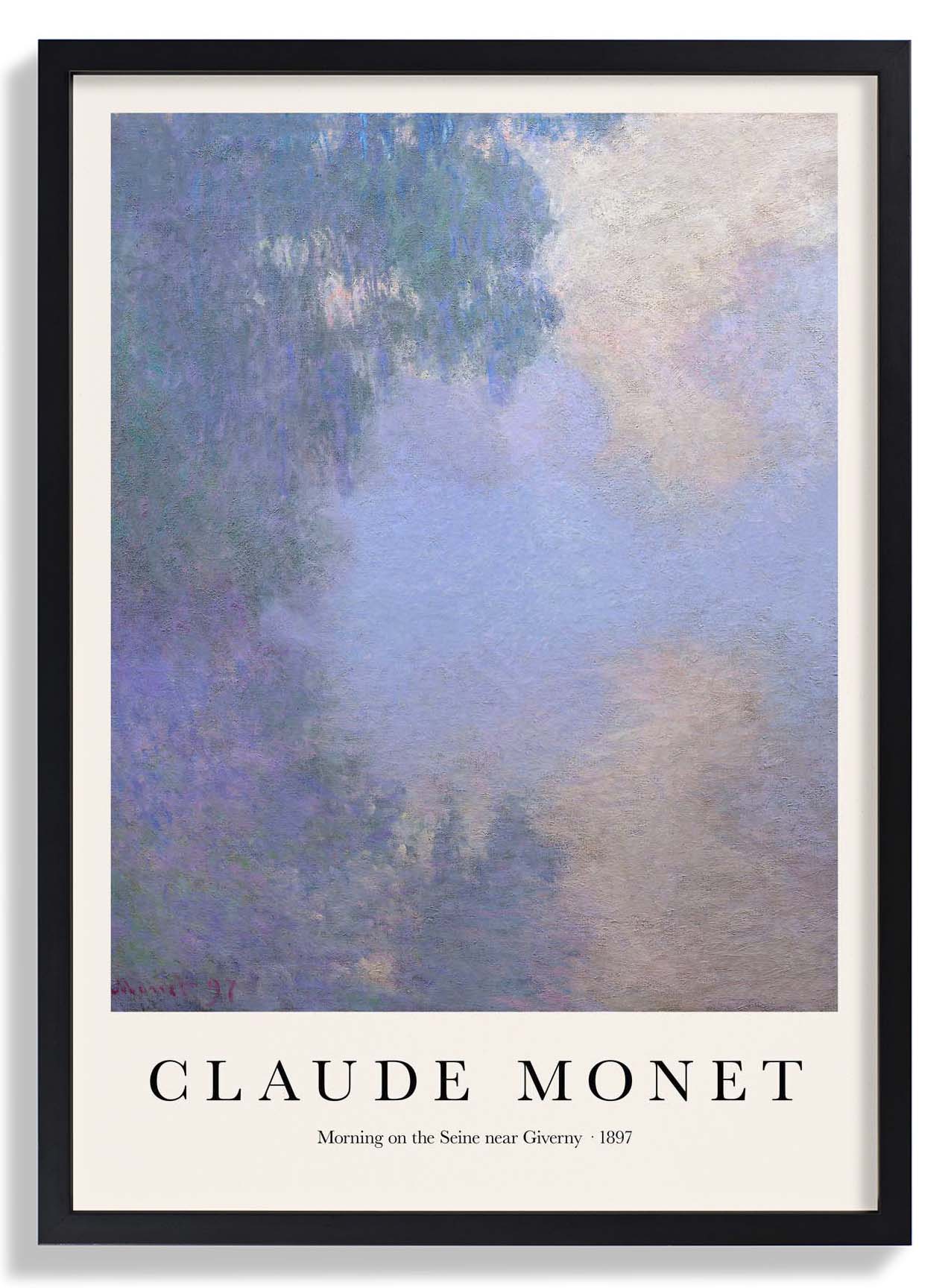Morning on the Seine near Giverny by Claude Monet - Image 5