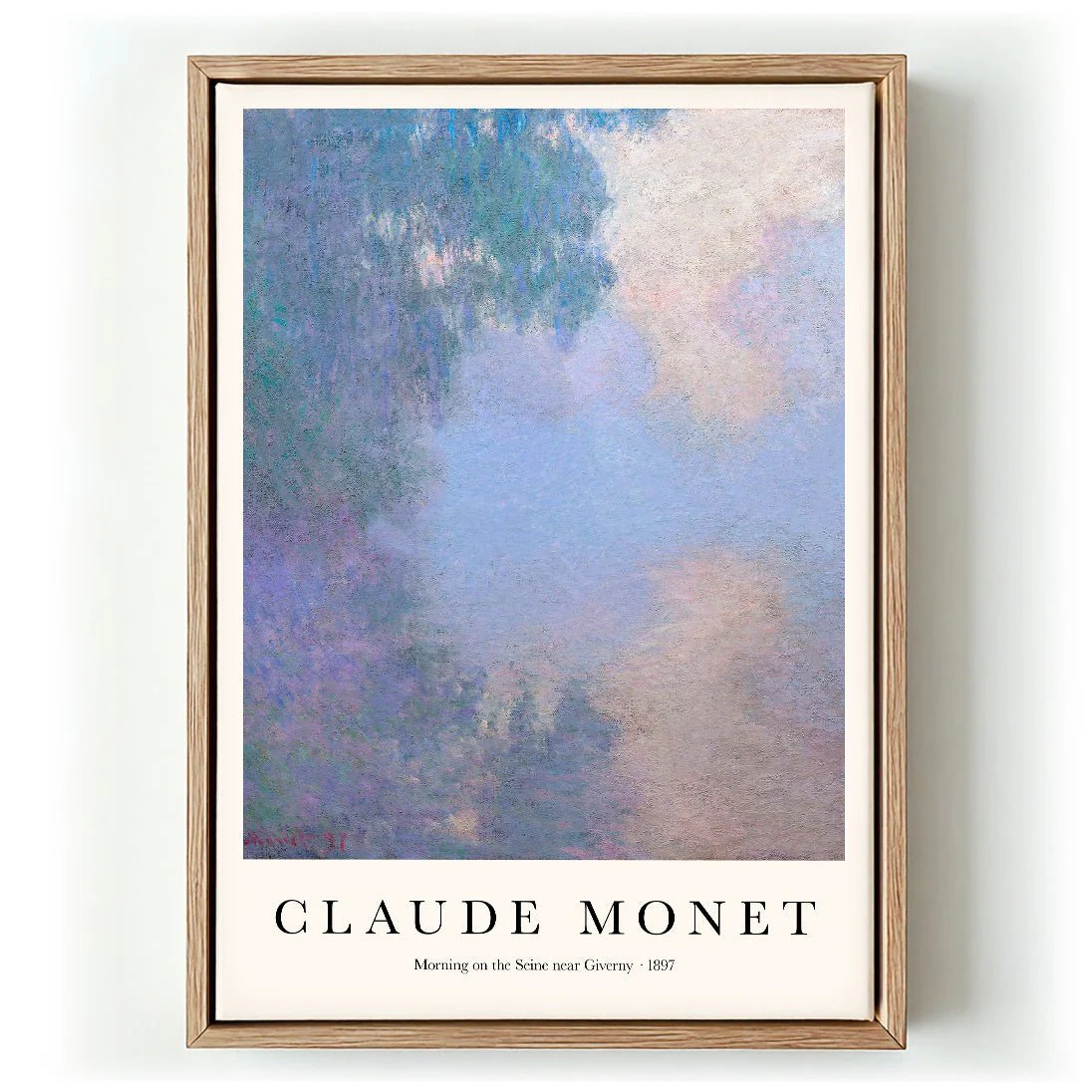 Morning on the Seine near Giverny by Claude Monet