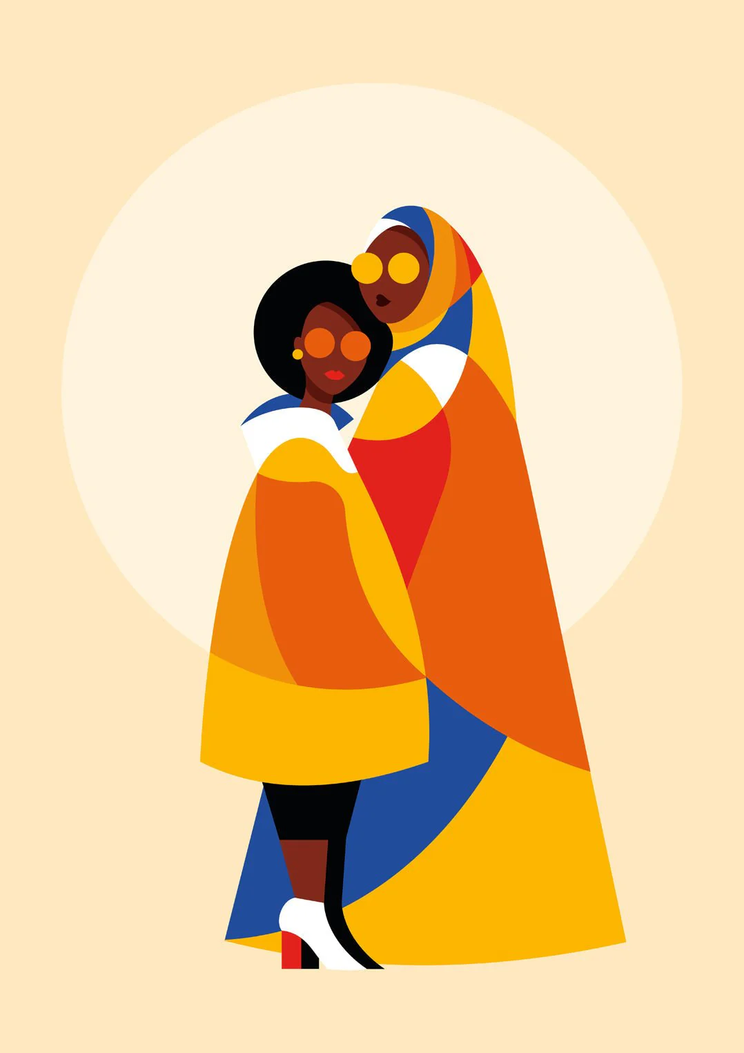 Mother and Daughter by Sofia Doudine - Image 7