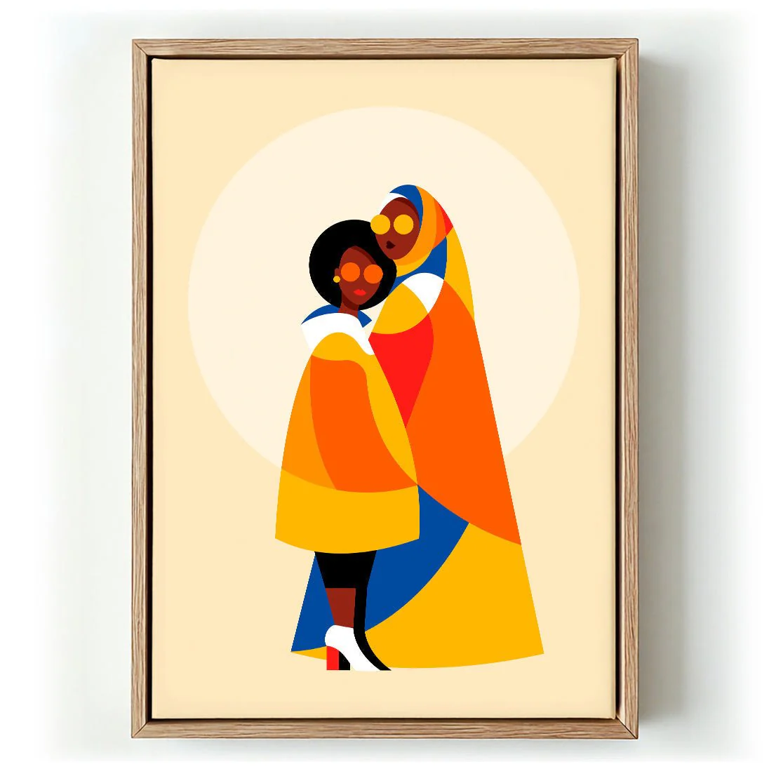 Mother and Daughter by Sofia Doudine