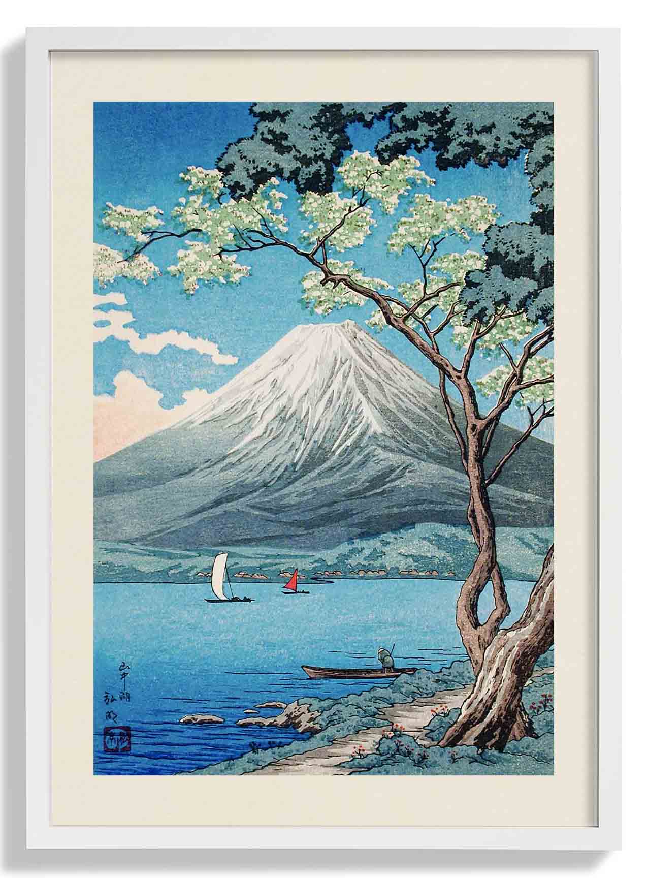 Mount Fuji from Lake Yamanaka by Takahashi Shōtei - Image 2