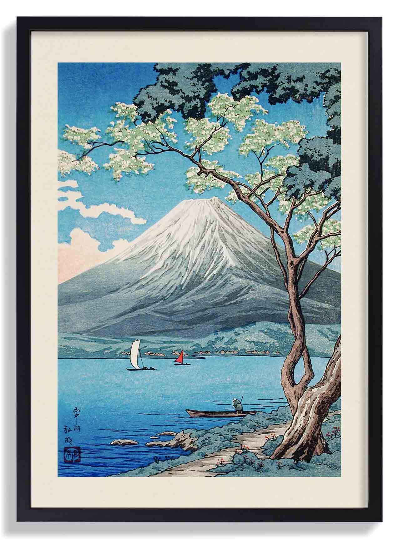 Mount Fuji from Lake Yamanaka by Takahashi Shōtei - Image 3