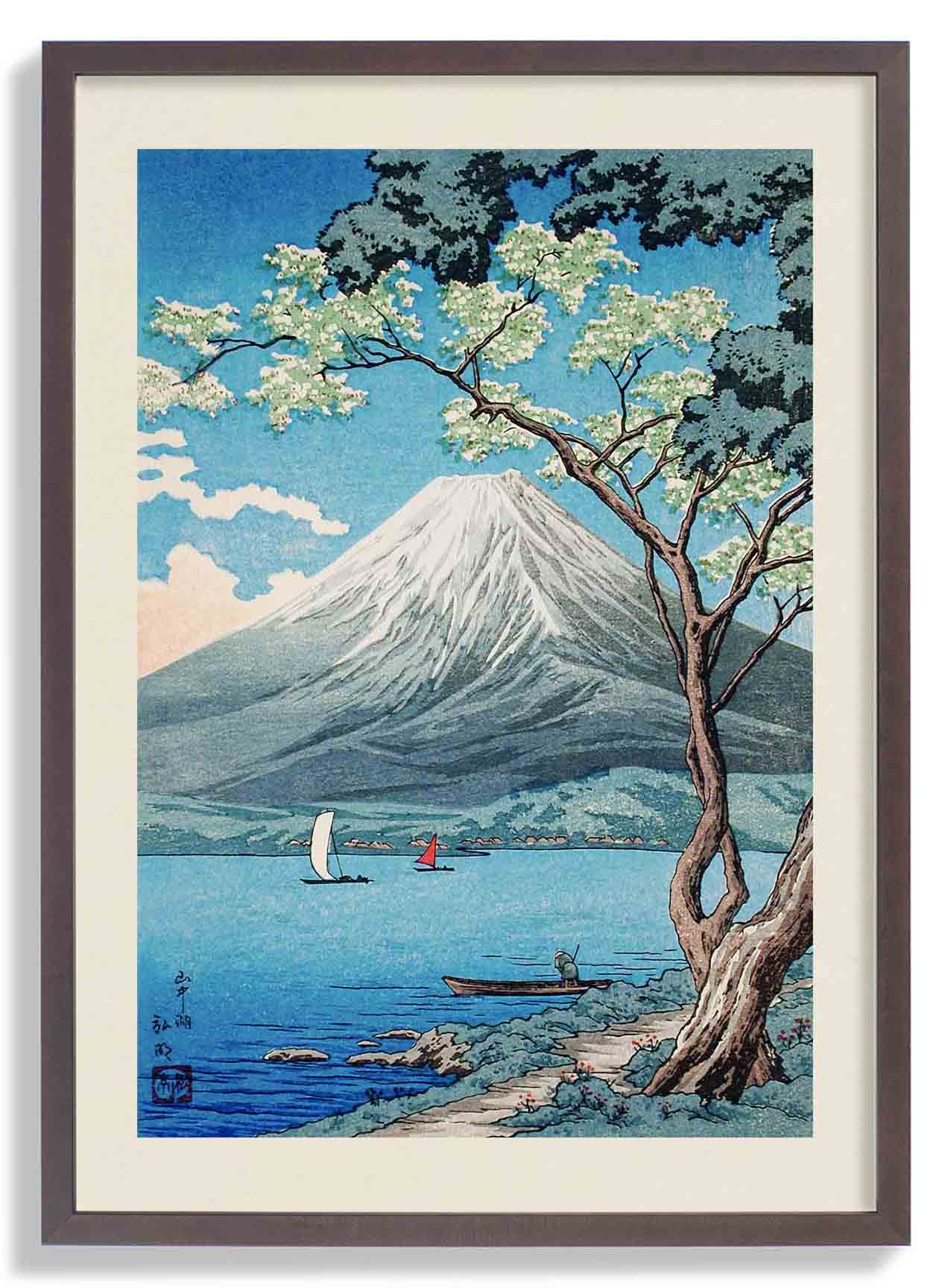 Mount Fuji from Lake Yamanaka by Takahashi Shōtei - Image 4