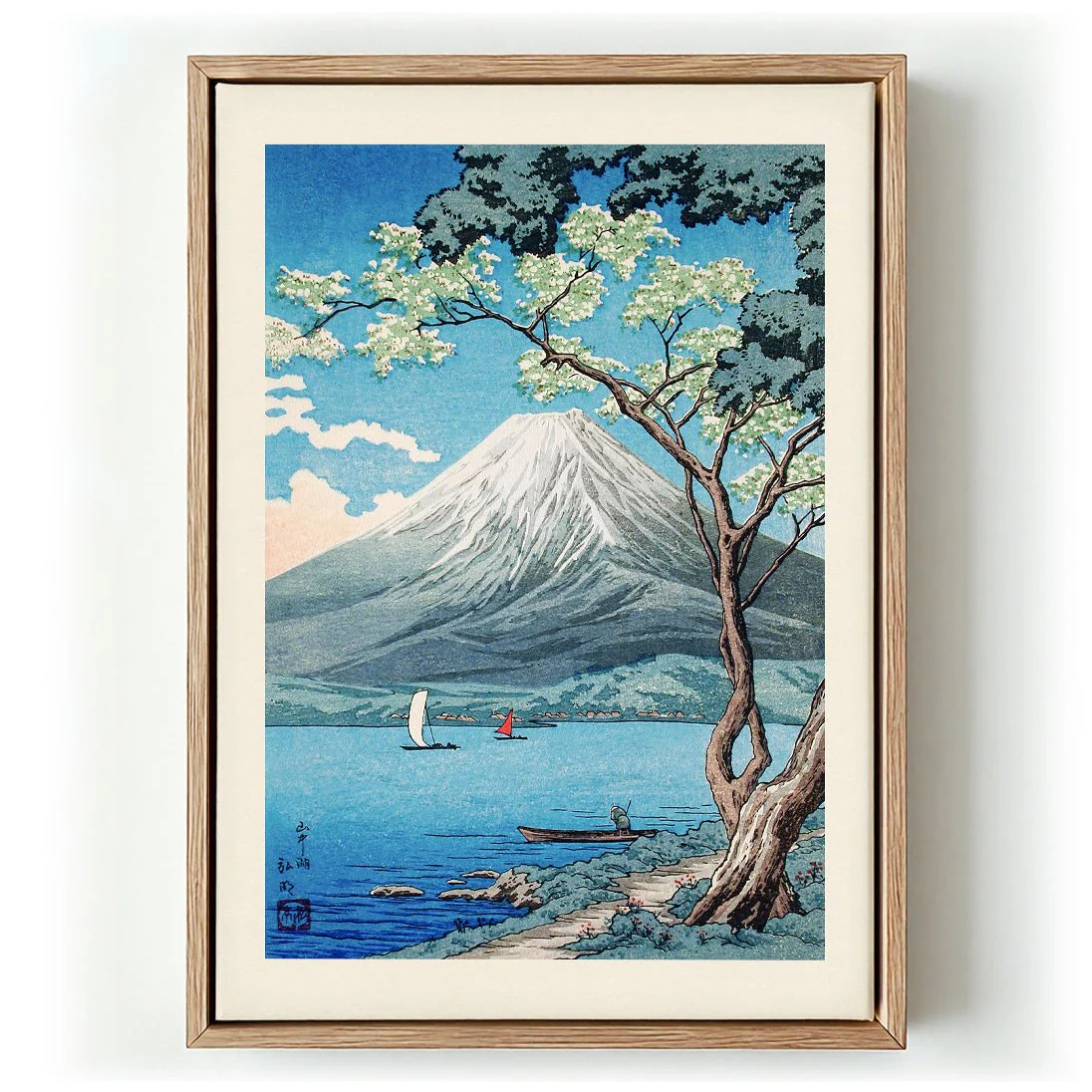 Mount Fuji from Lake Yamanaka by Takahashi Shōtei
