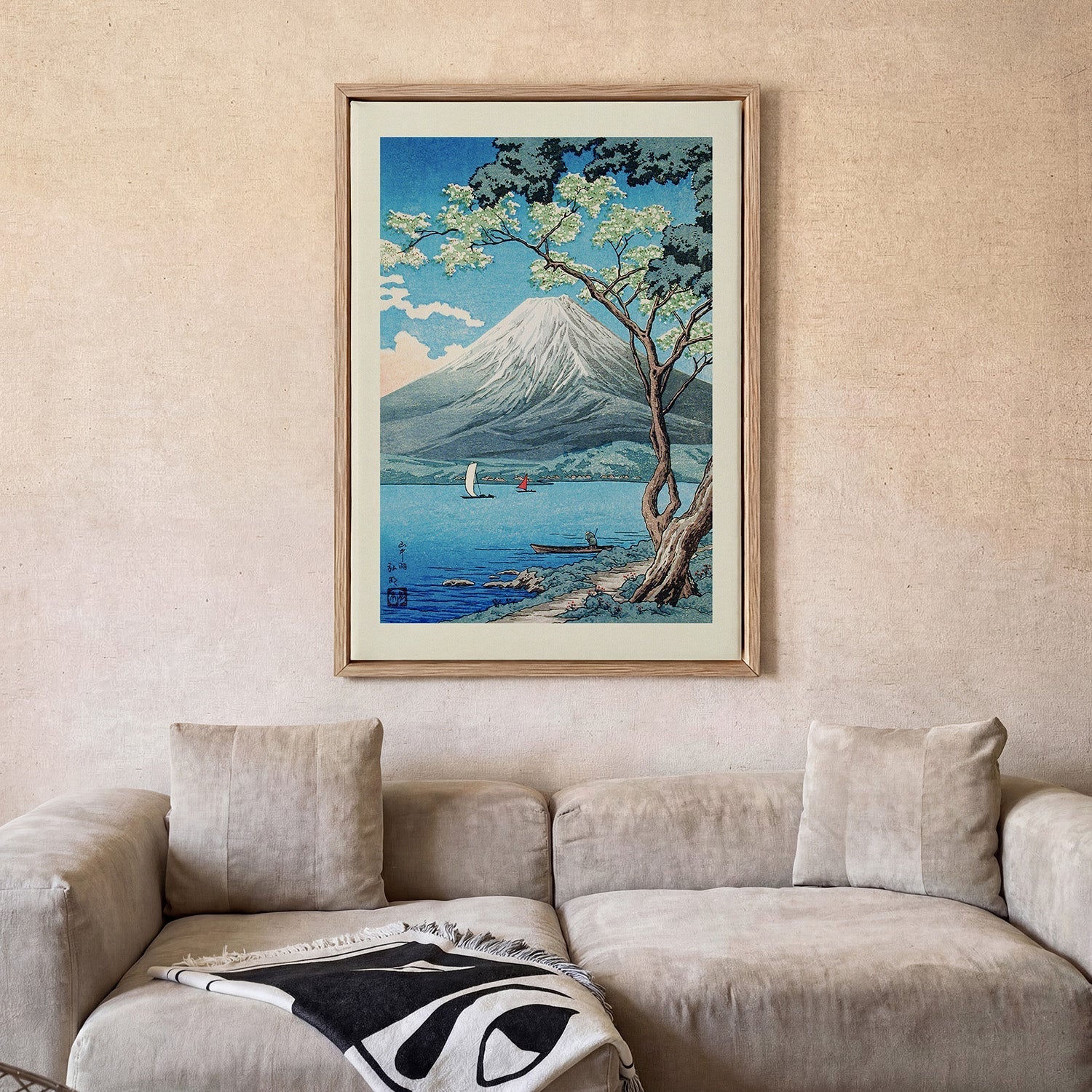 Mount Fuji from Lake Yamanaka by Takahashi Shōtei - Image 2