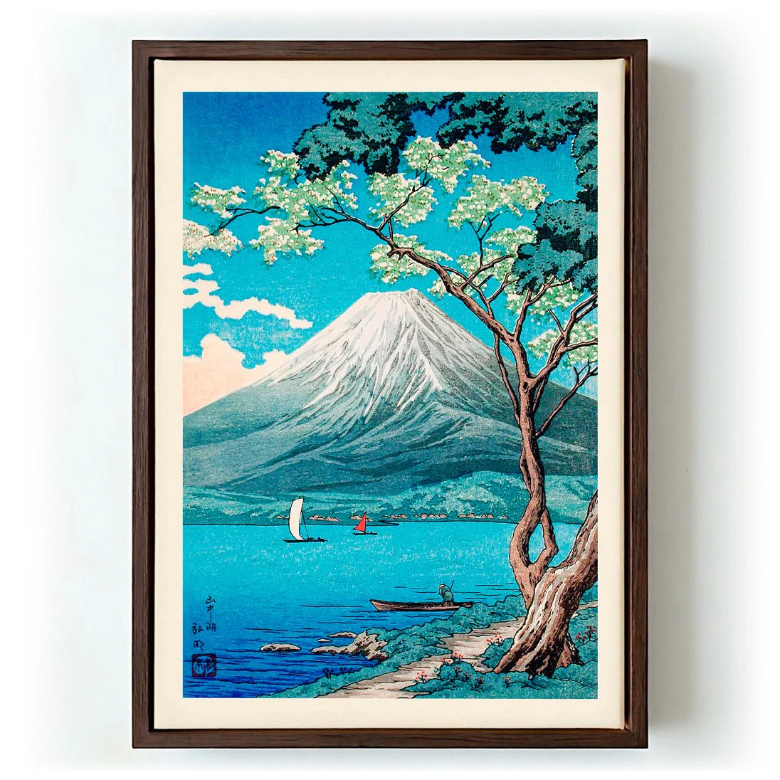 Mount Fuji from Lake Yamanaka by Takahashi Shōtei - Image 6