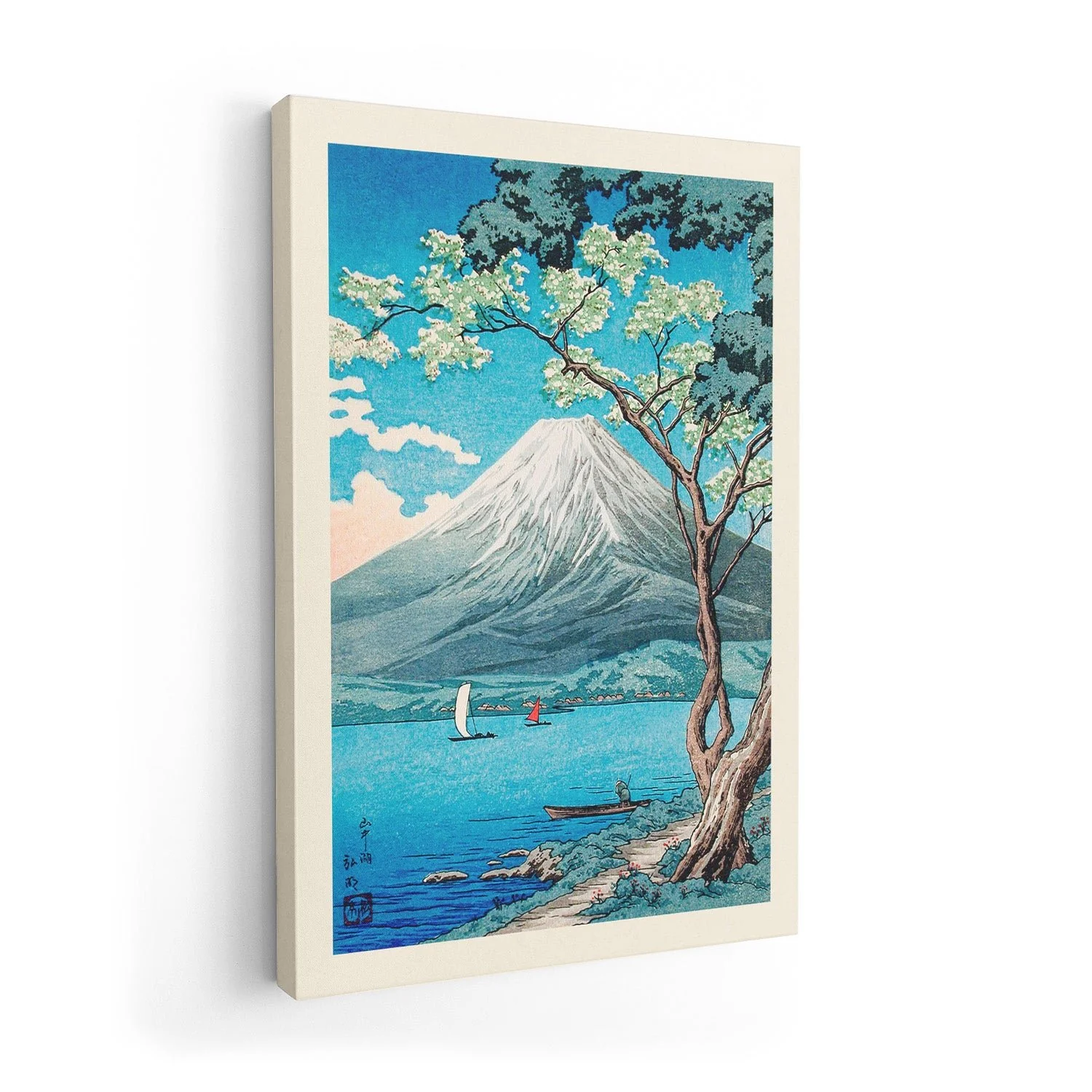 Mount Fuji from Lake Yamanaka by Takahashi Shōtei - Image 7