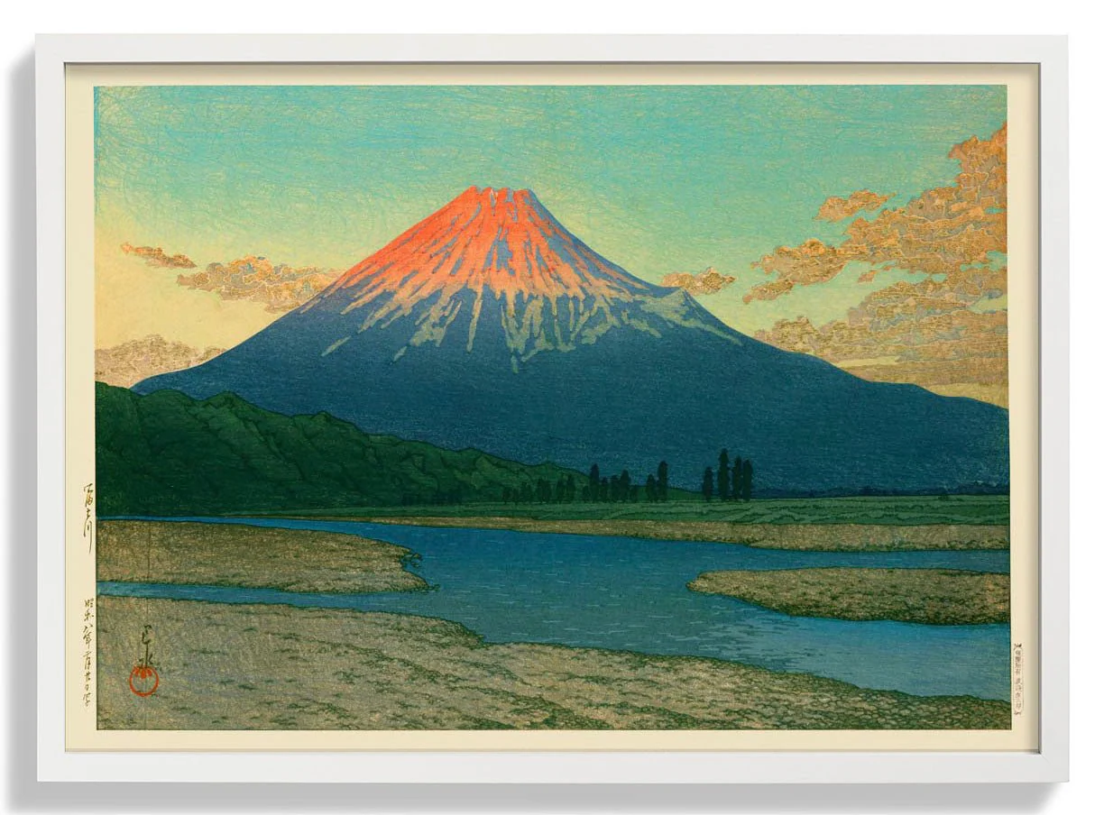 Mount Fuji Fujikawa by Hasui - Image 5