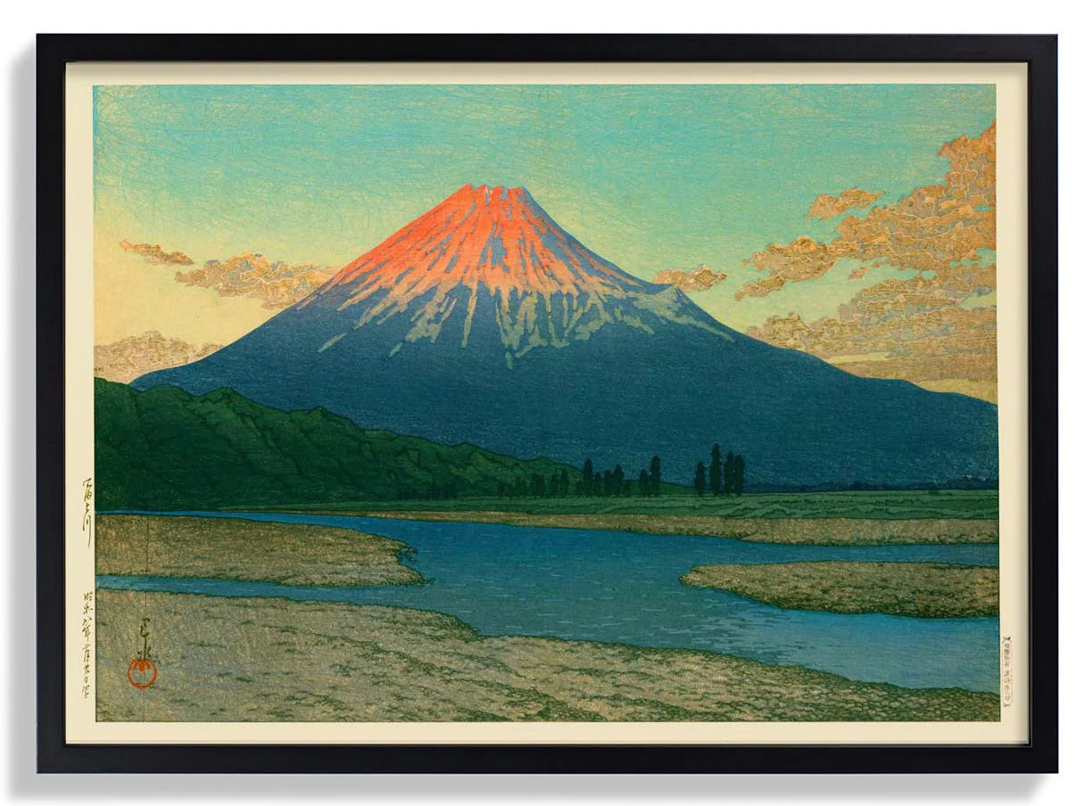 Mount Fuji Fujikawa by Hasui - Image 6