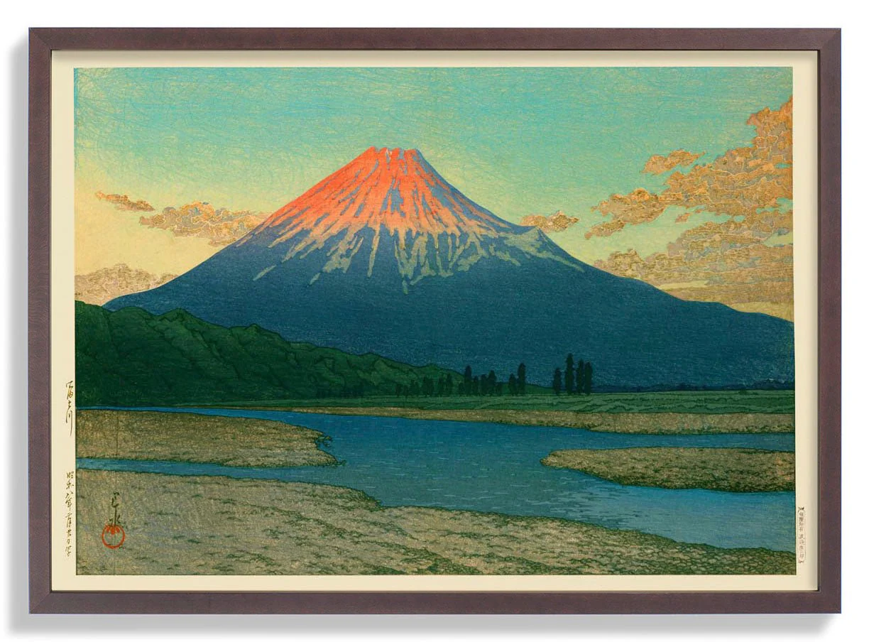Mount Fuji Fujikawa by Hasui - Image 7