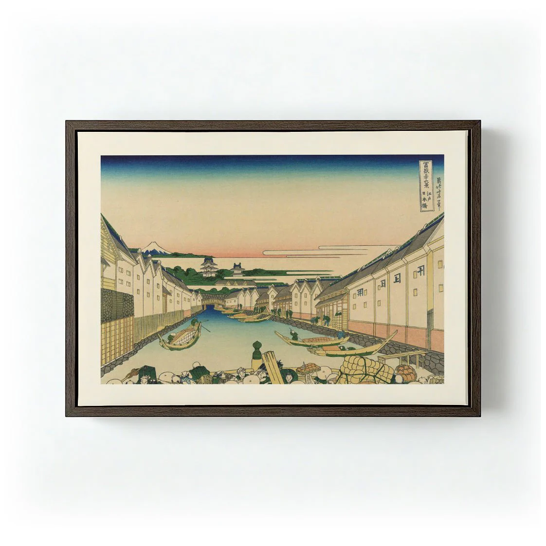 Edo nihonbashi by Katsushika Hokusai - Image 6