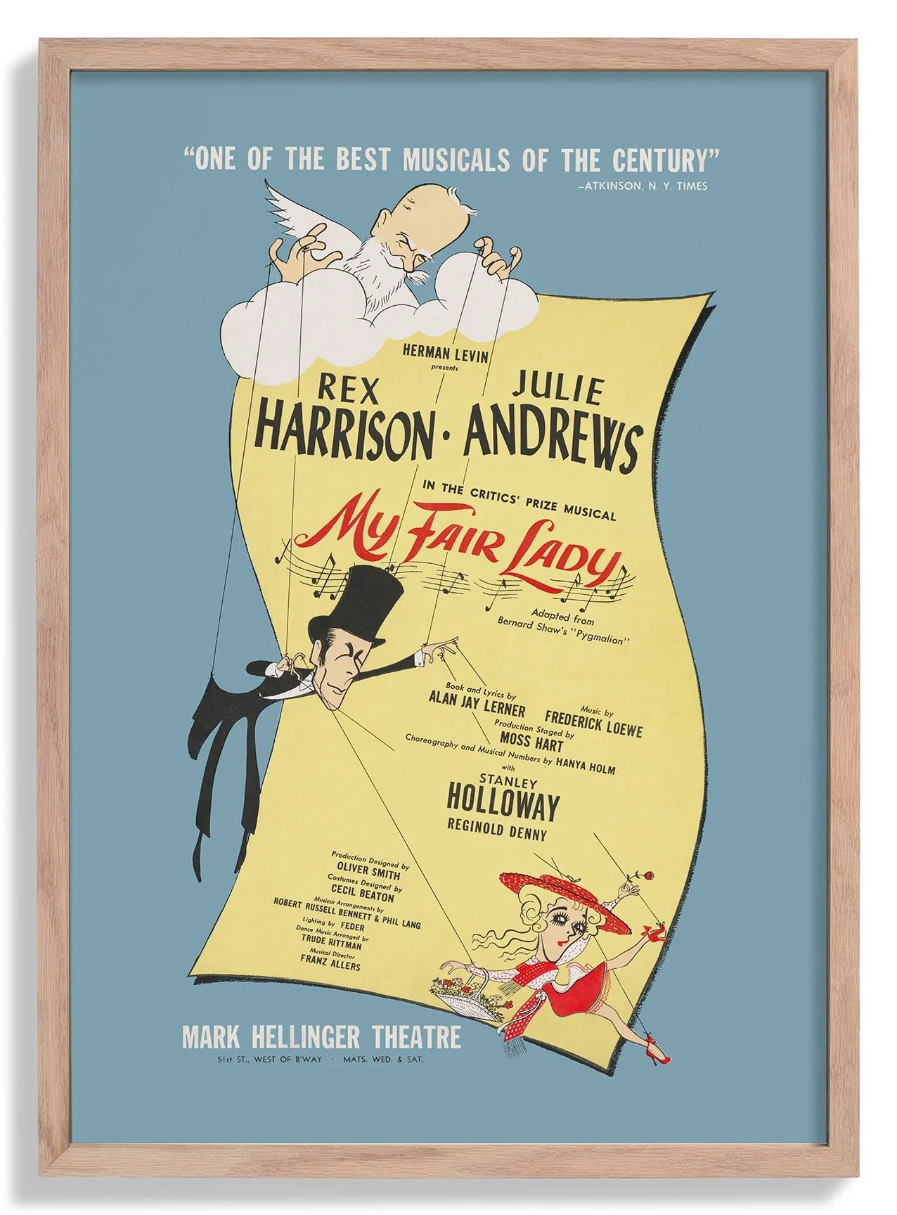 My Fair Lady - Al Hirschfeld by Mid-century Theatre