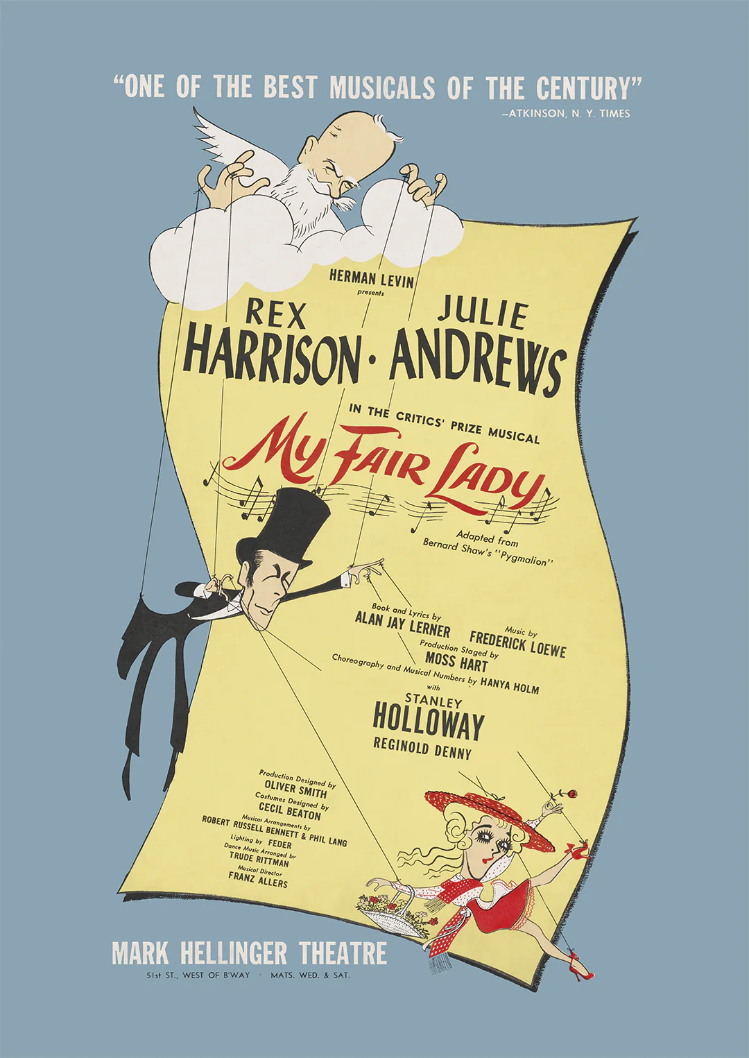 My Fair Lady - Al Hirschfeld by Mid-century Theatre - Image 8