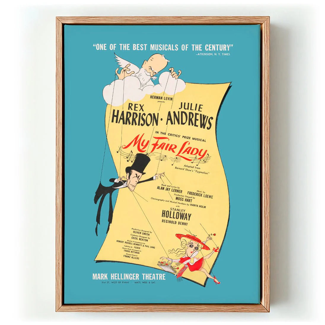 My Fair Lady - Al Hirschfeld by Mid-century Theatre
