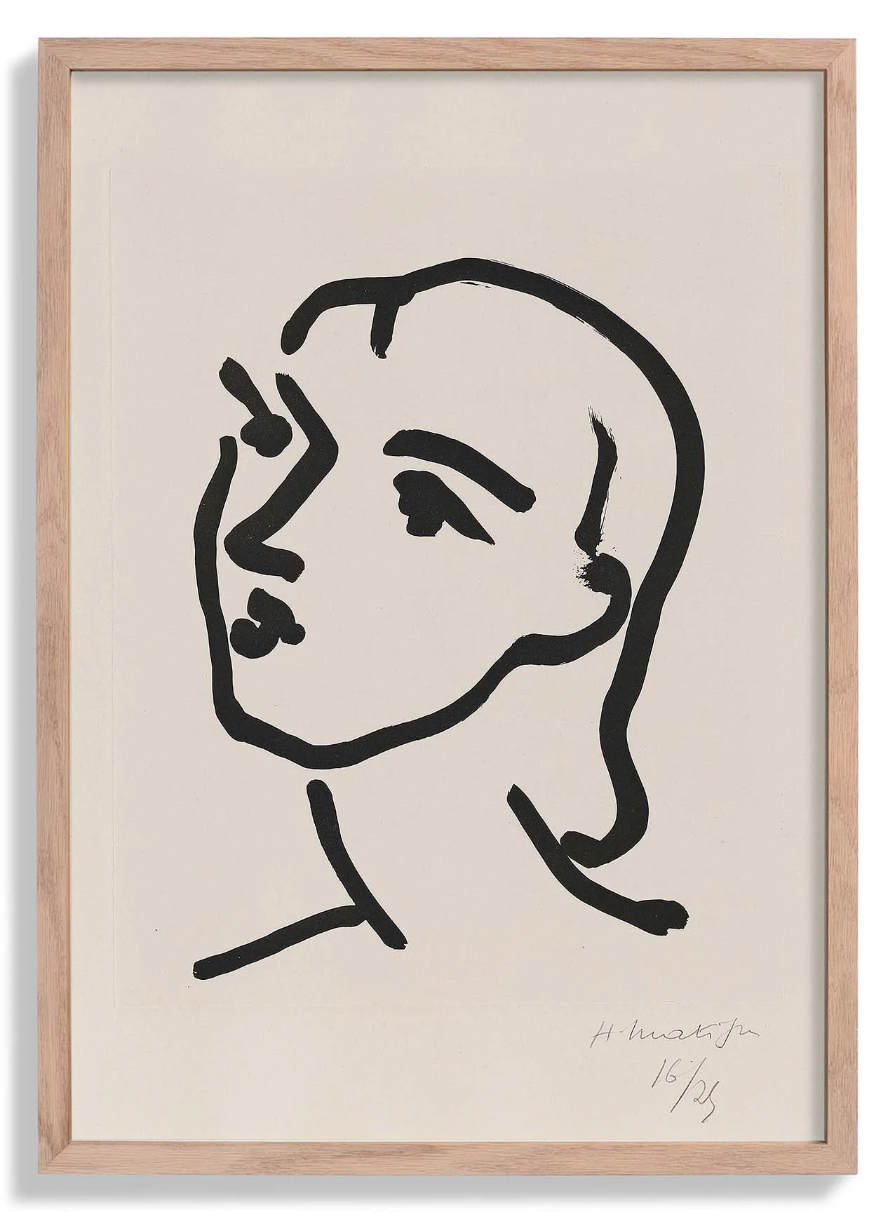 Nadia aux cheveux lisses by Henri Matisse