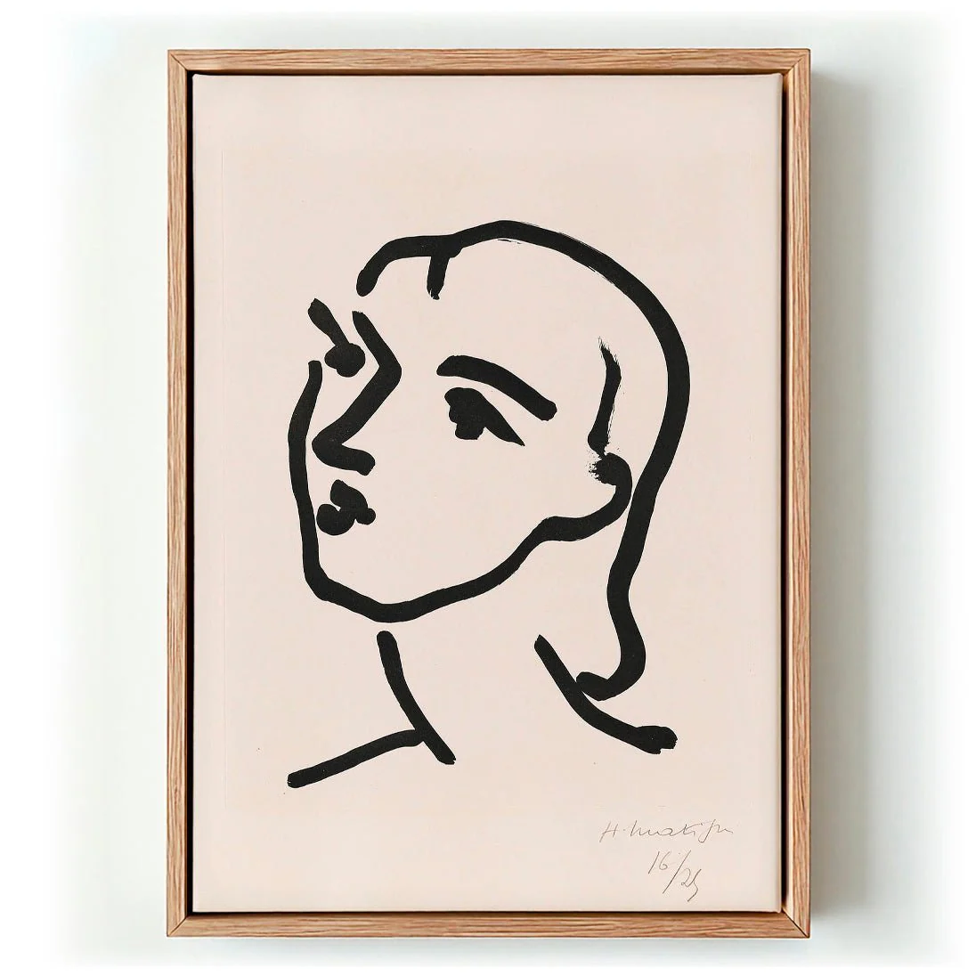Nadia aux cheveux lisses by Henri Matisse