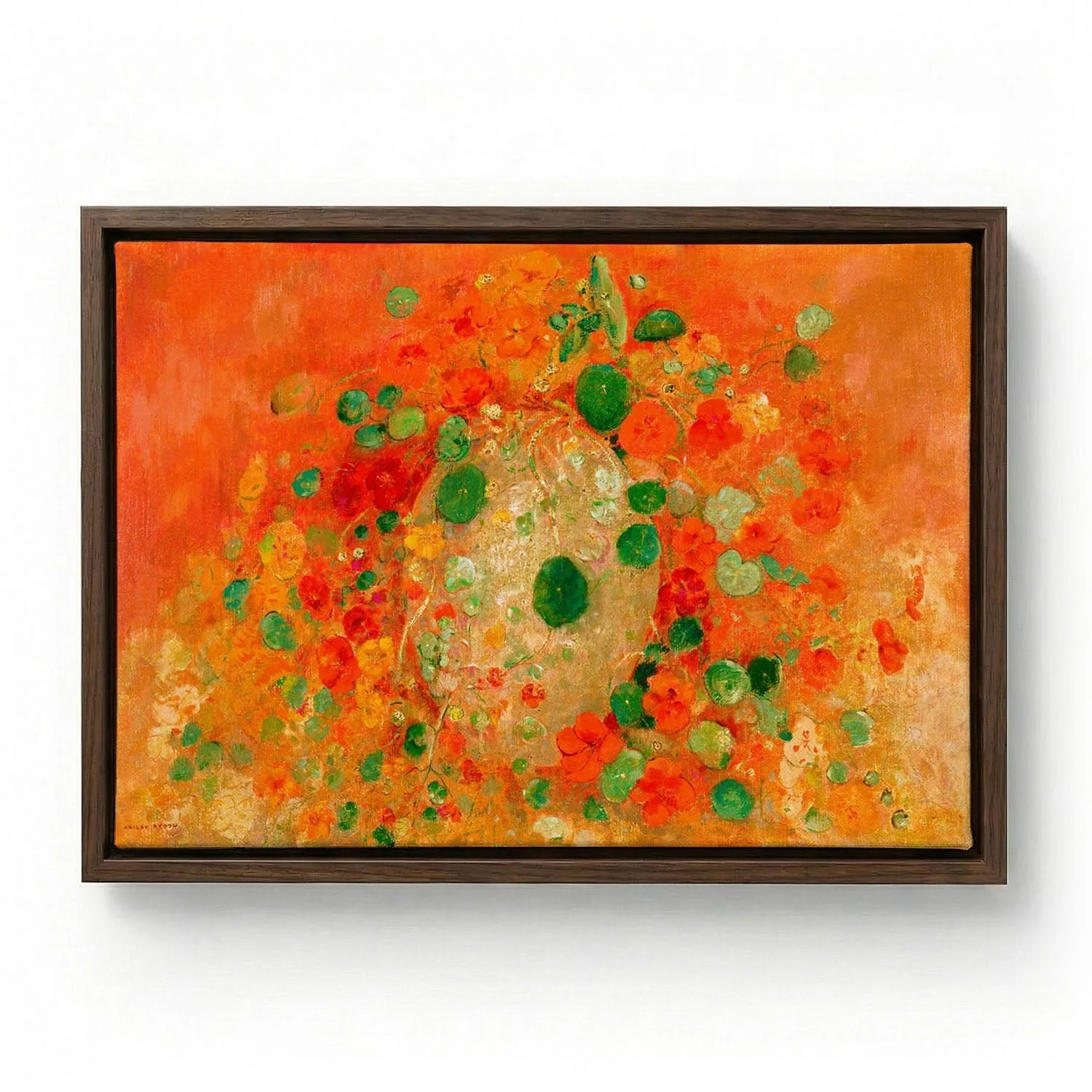 Nasturtiums Painting by Odilon Redon - Image 6