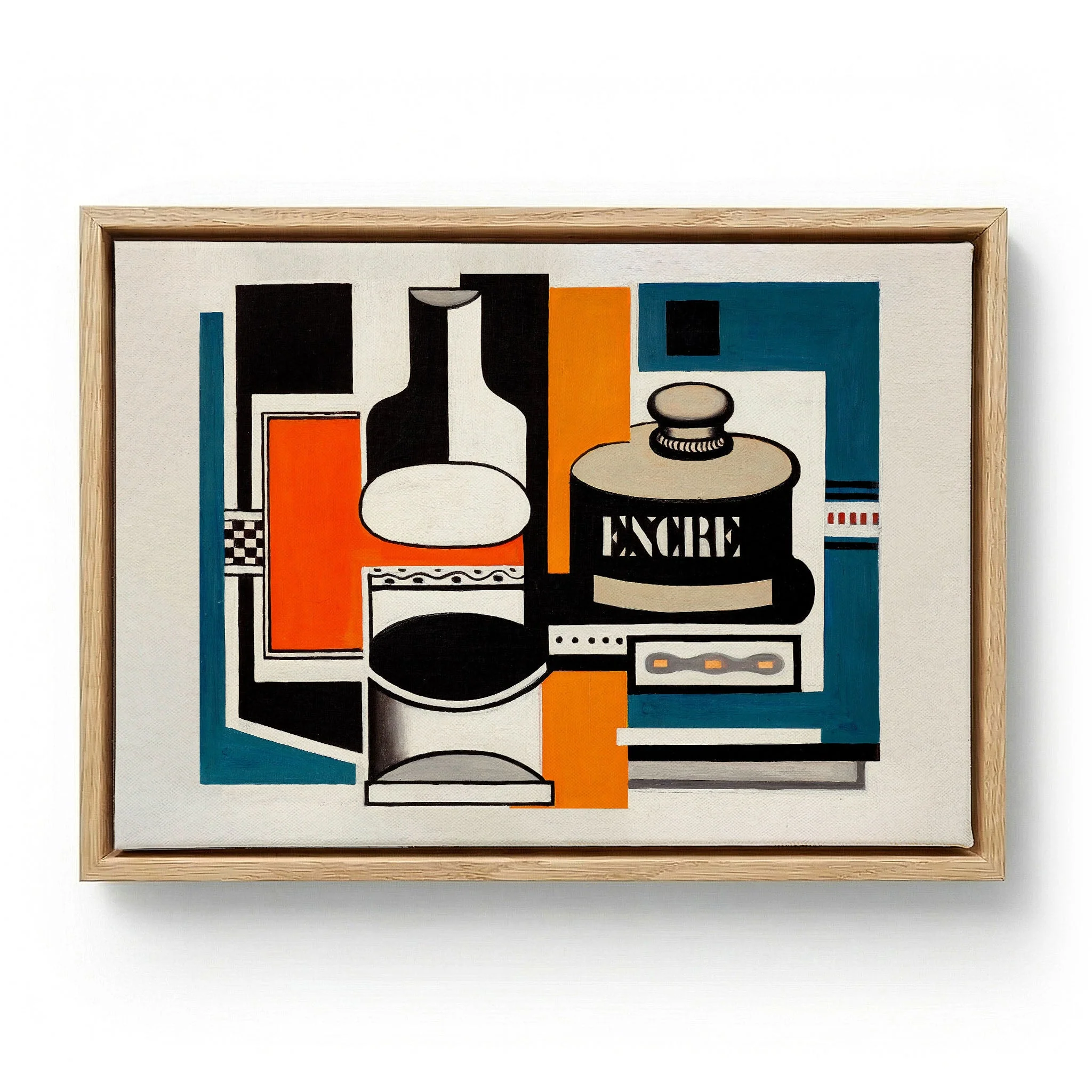 Nature morte à l’encrier by Fernand Léger